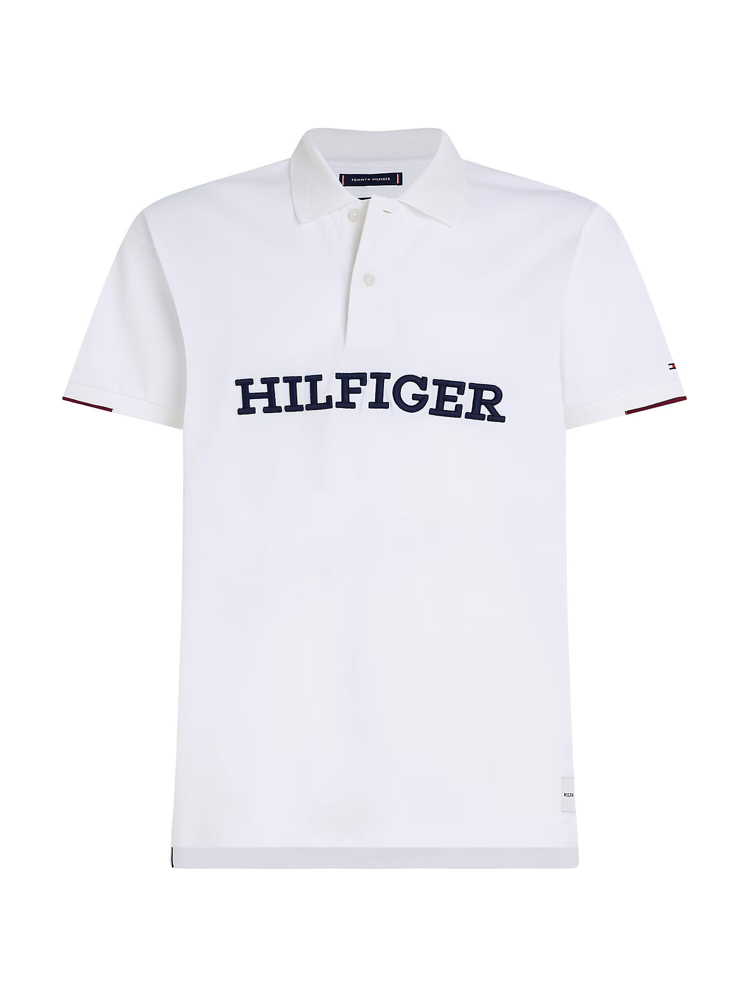 TOMMY HILFIGER Μπλουζάκι μπλε μαρέν / λευκό - Pepit.gr