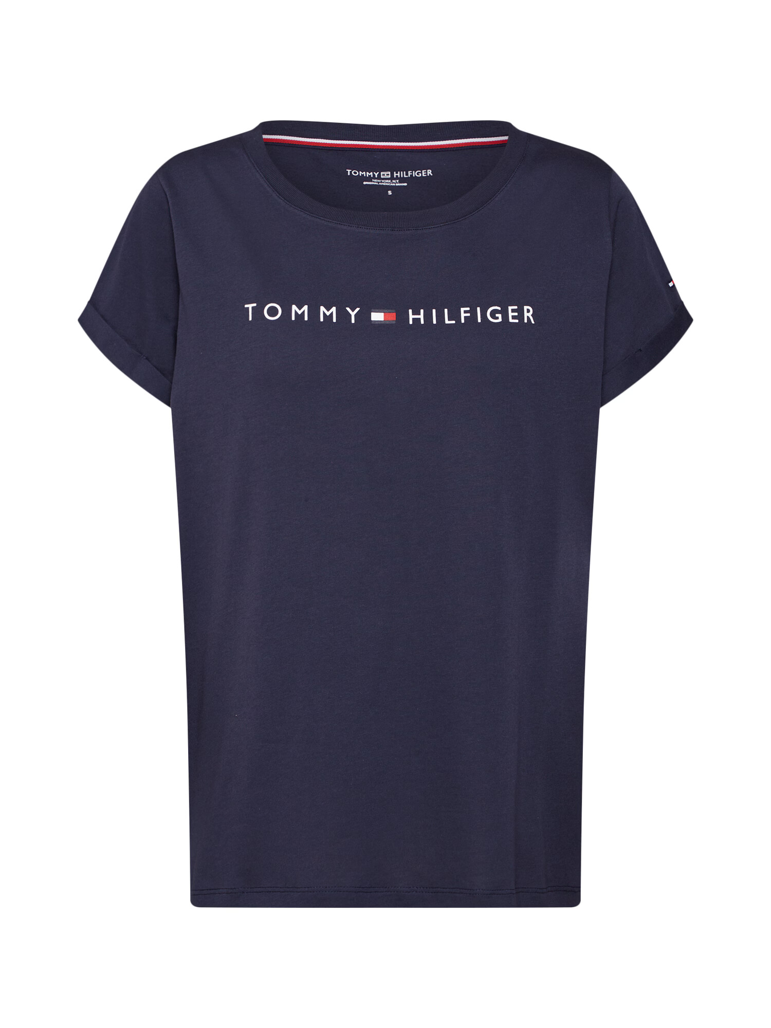 TOMMY HILFIGER Μπλουζάκι μπλε νύχτας / κόκκινο / λευκό - Pepit.gr