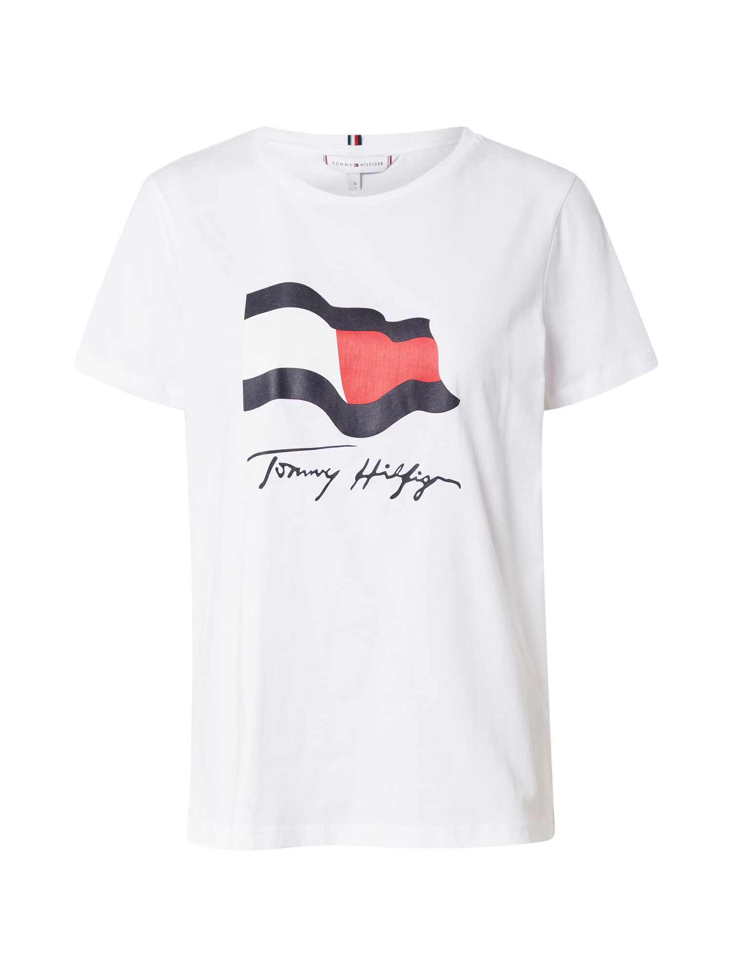 TOMMY HILFIGER Μπλουζάκι ναυτικό μπλε / κόκκινο / λευκό - Pepit.gr