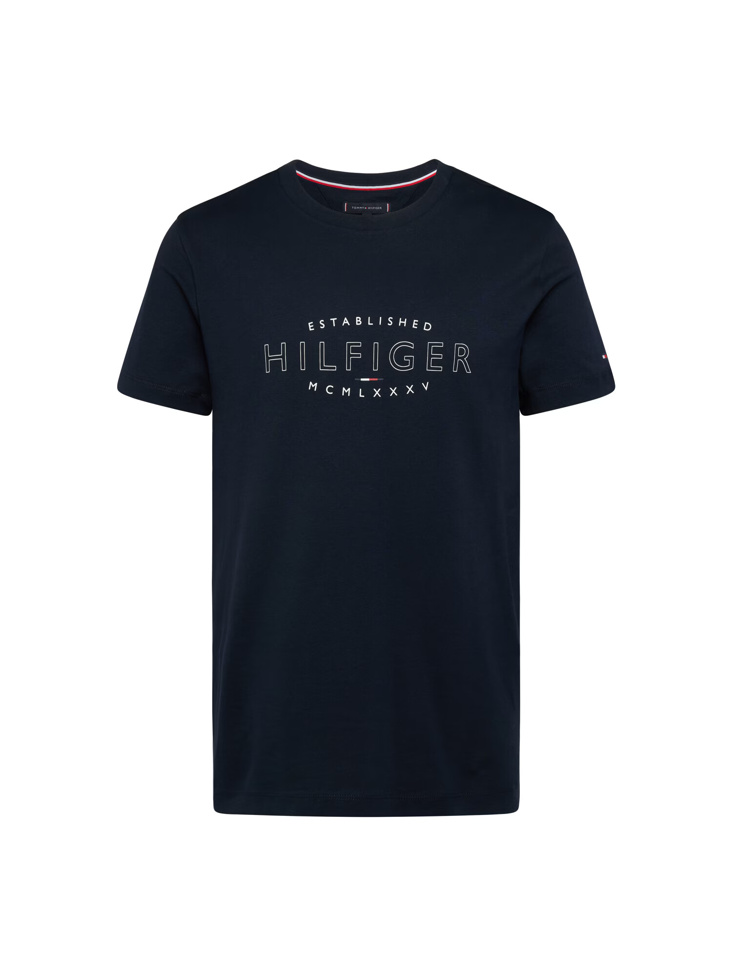 TOMMY HILFIGER Μπλουζάκι ναυτικό μπλε / κόκκινο / λευκό - Pepit.gr