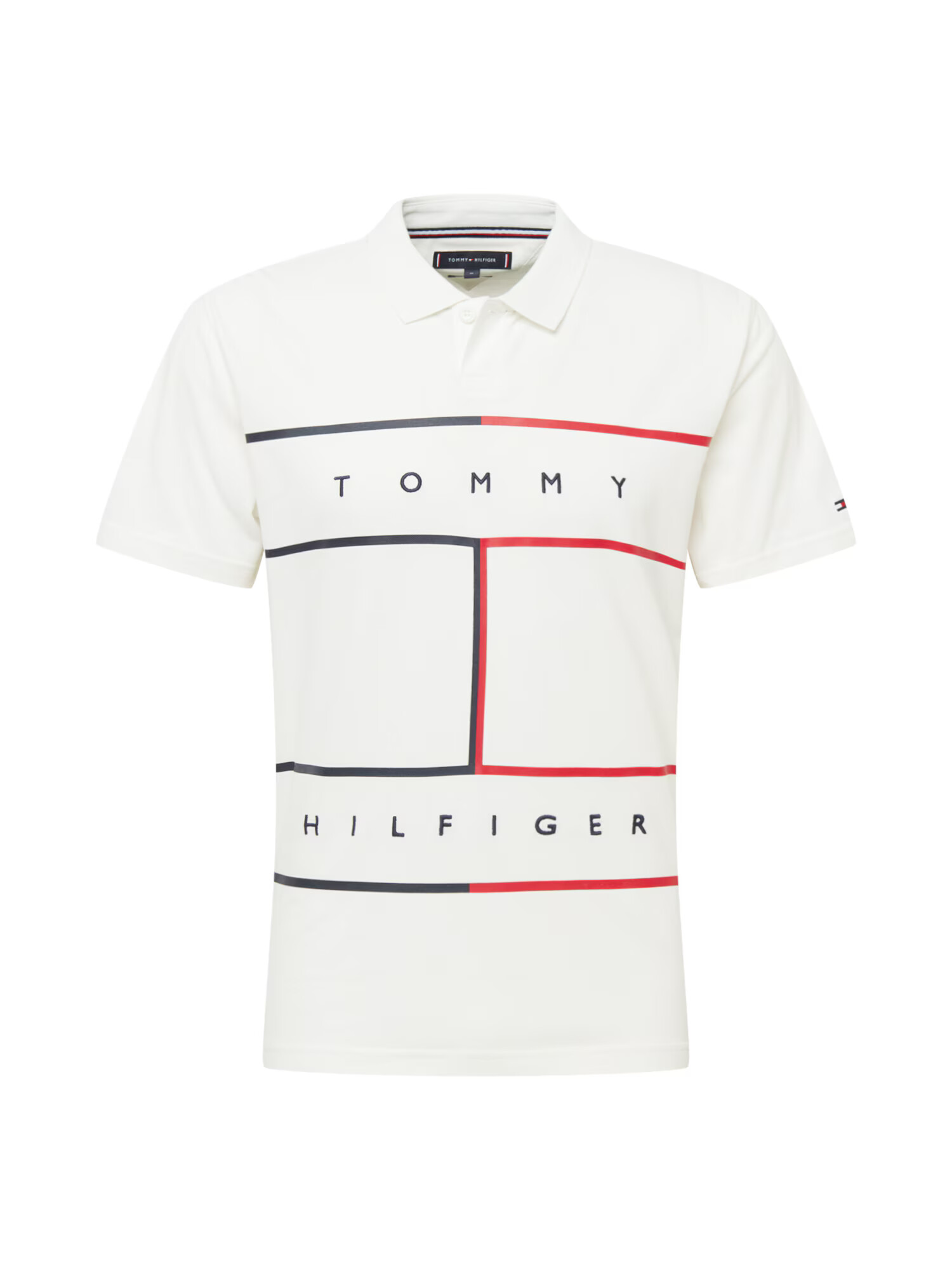 TOMMY HILFIGER Μπλουζάκι σκούρο μπλε / κόκκινο / λευκό - Pepit.gr