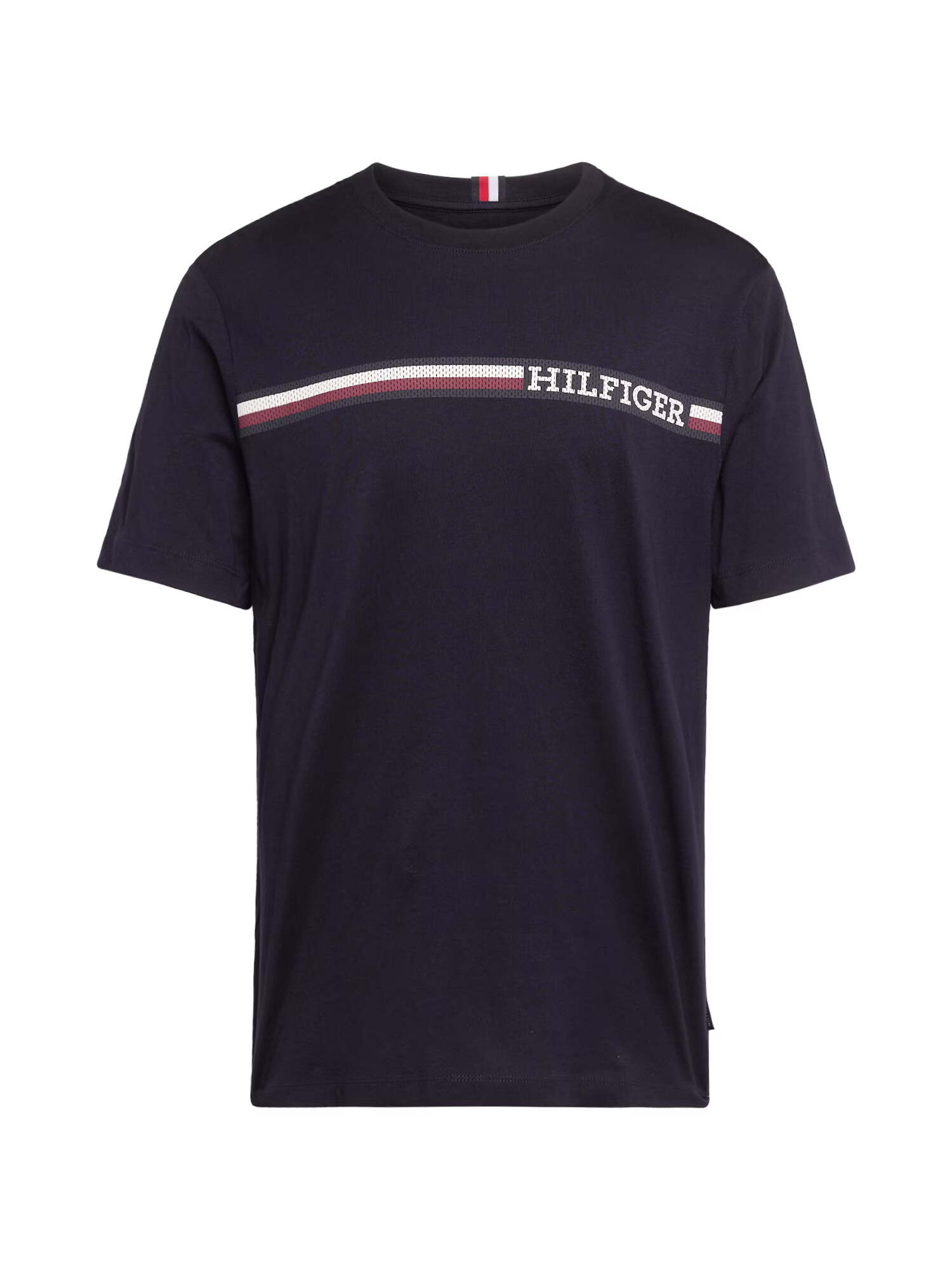 TOMMY HILFIGER Μπλουζάκι σκούρο μπλε / κόκκινο / offwhite - Pepit.gr