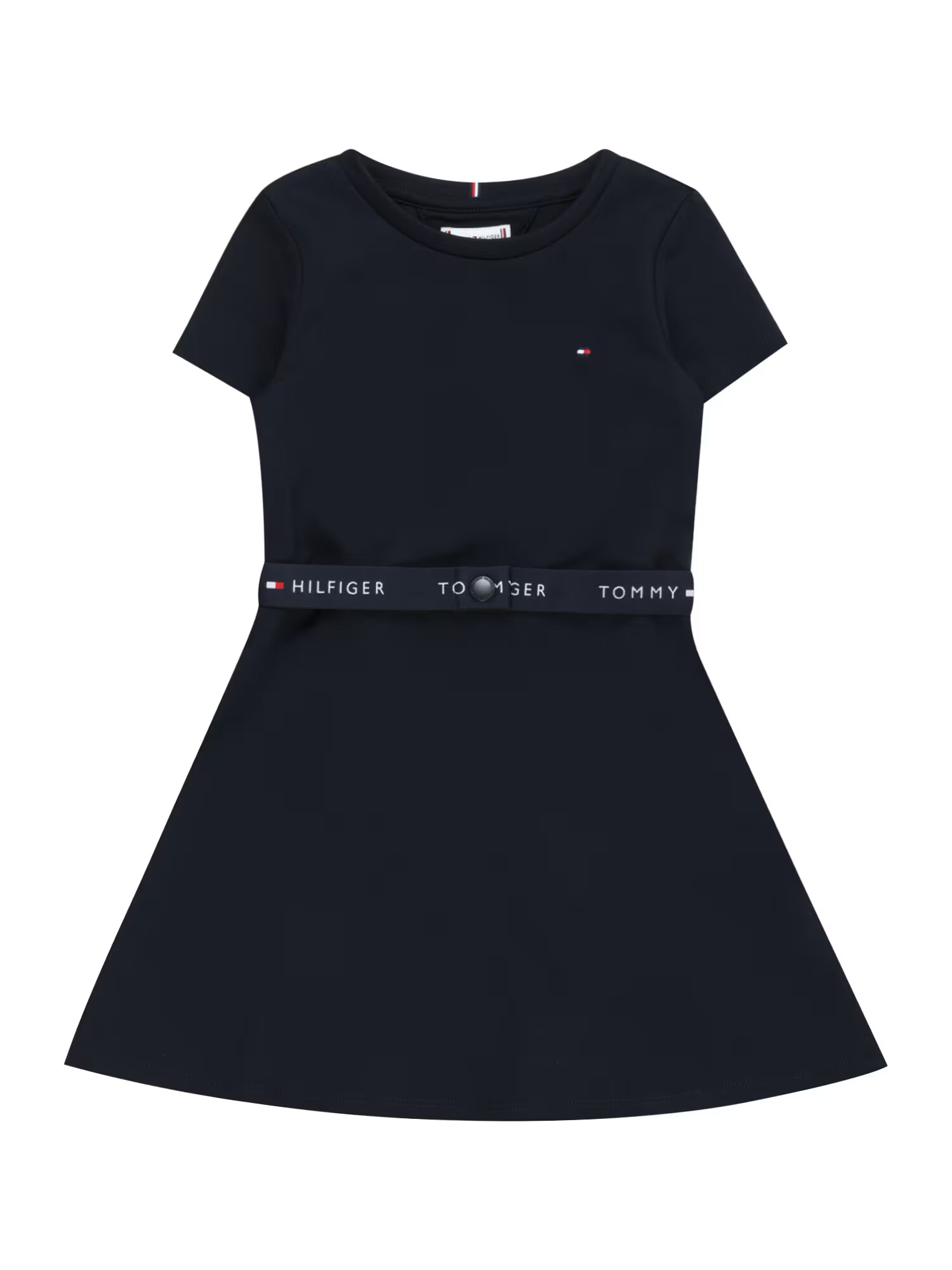 TOMMY HILFIGER Φόρεμα 'ESSENTIAL' μπλε νύχτας / κόκκινο / λευκό - Pepit.gr