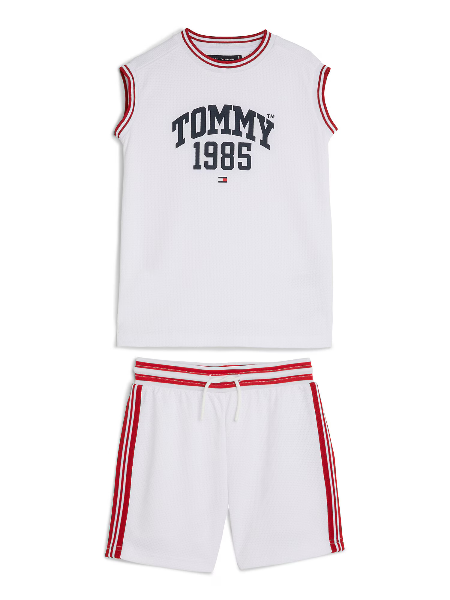 TOMMY HILFIGER Φόρμα τρεξίματος 'Varsity' μπλε νύχτας / αιματί / offwhite - Pepit.gr