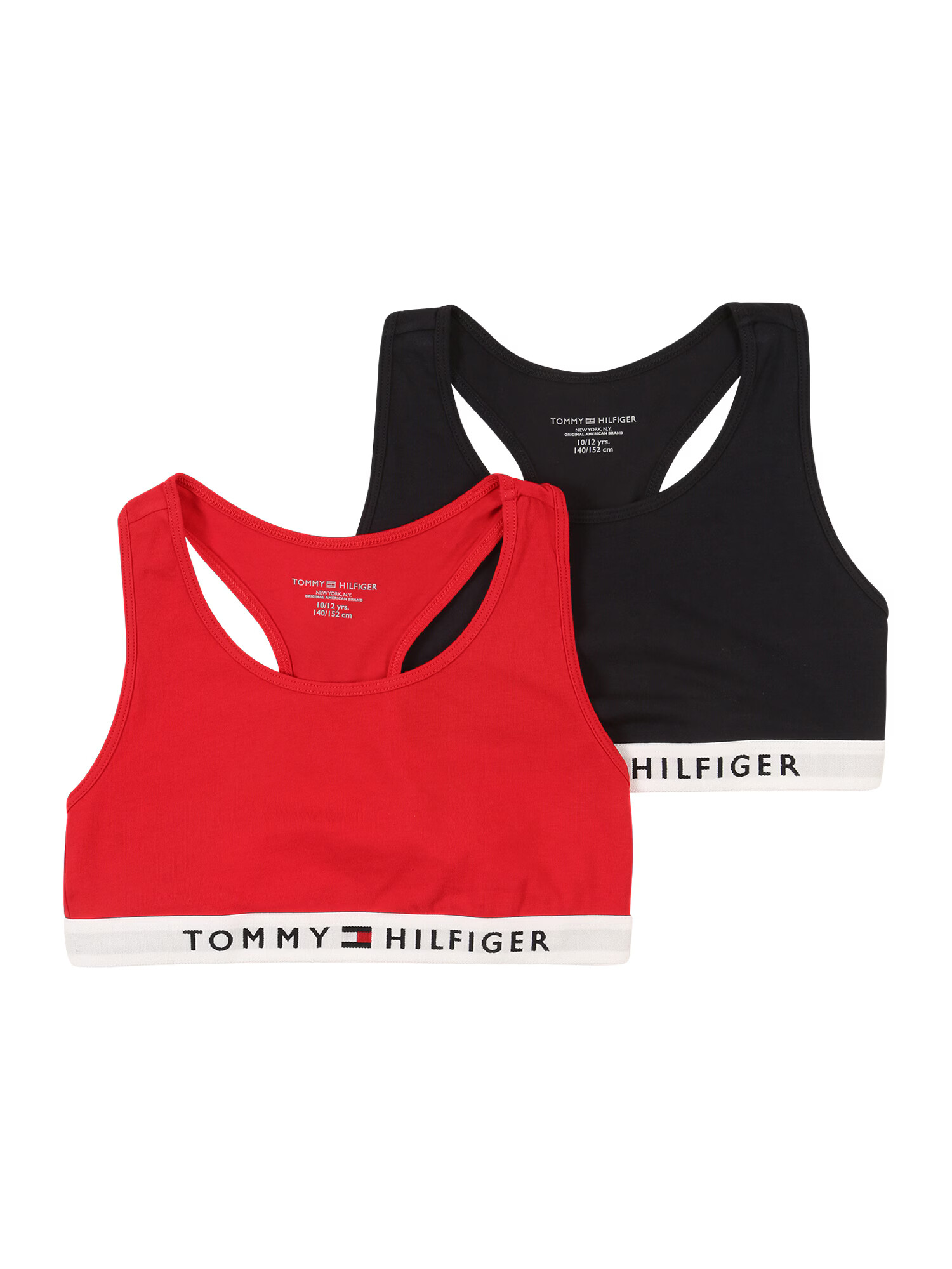 TOMMY HILFIGER Σουτιέν κόκκινο / μαύρο / λευκό - Pepit.gr