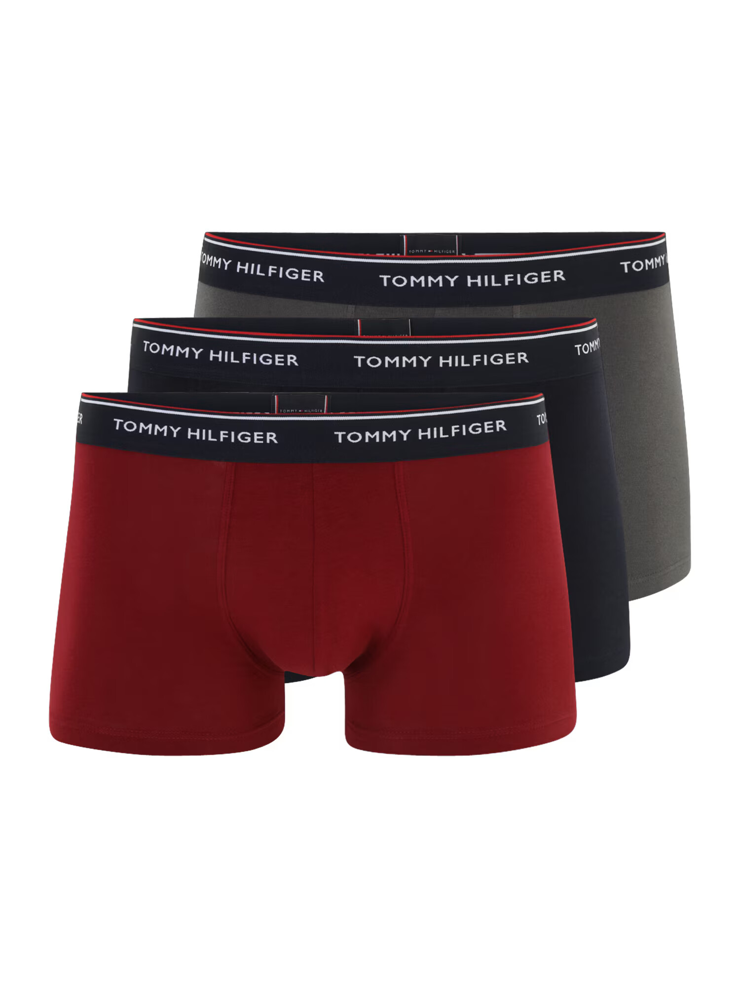 Tommy Hilfiger Underwear Μποξεράκι γκρι / αιματί / μαύρο / λευκό - Pepit.gr