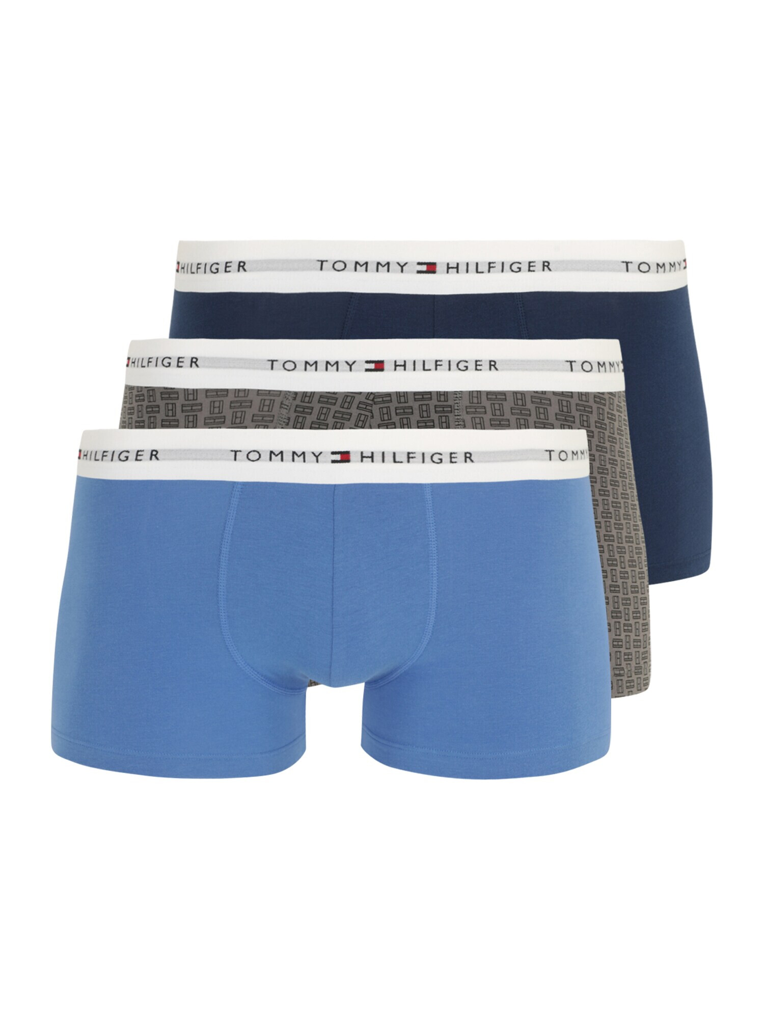 Tommy Hilfiger Underwear Μποξεράκι μπλε / μπλε μαρέν / γκρι / λευκό - Pepit.gr