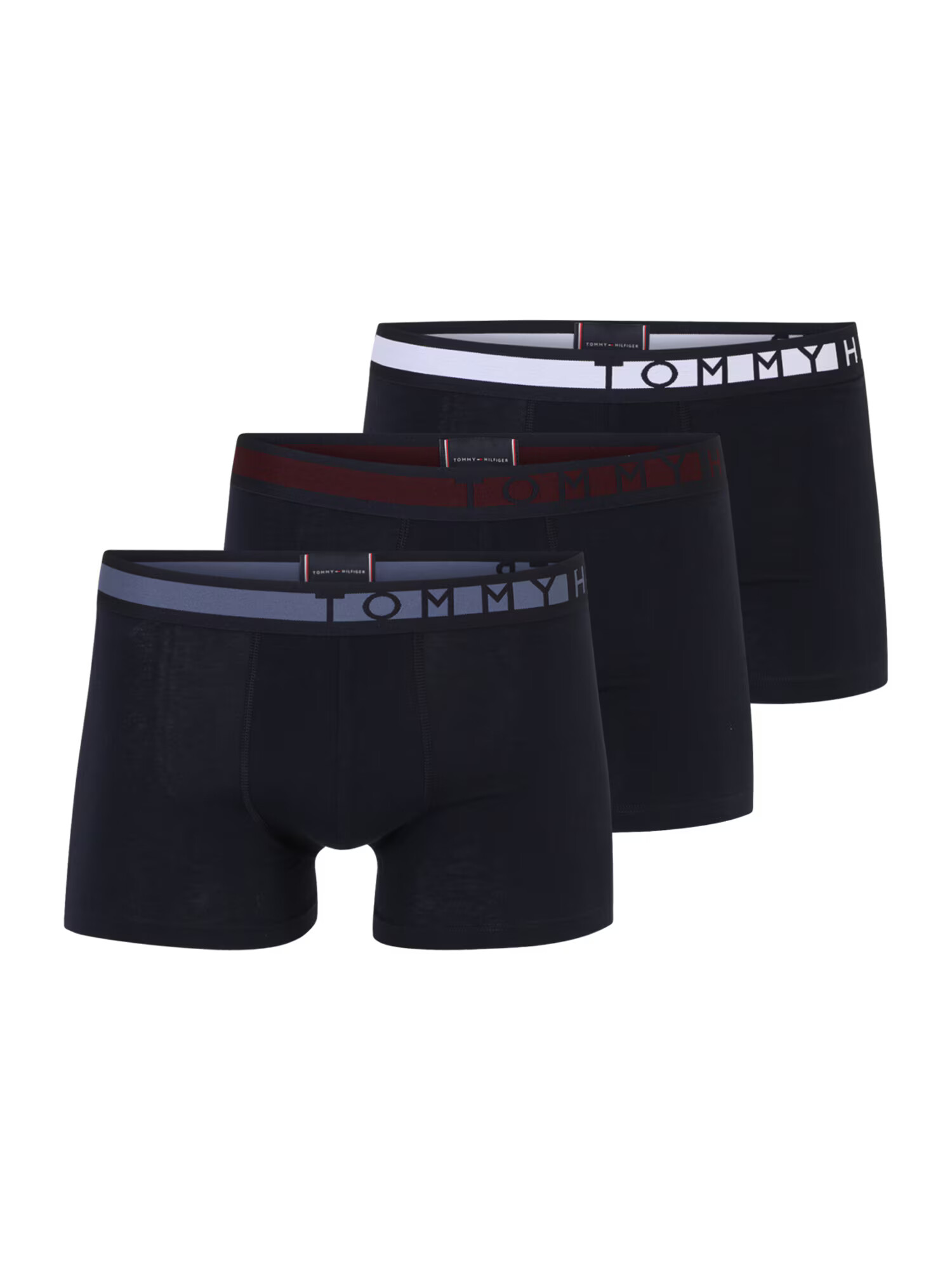 Tommy Hilfiger Underwear Μποξεράκι μπλε νύχτας / μπλε περιστεριού / βουργουνδί / λευκό - Pepit.gr