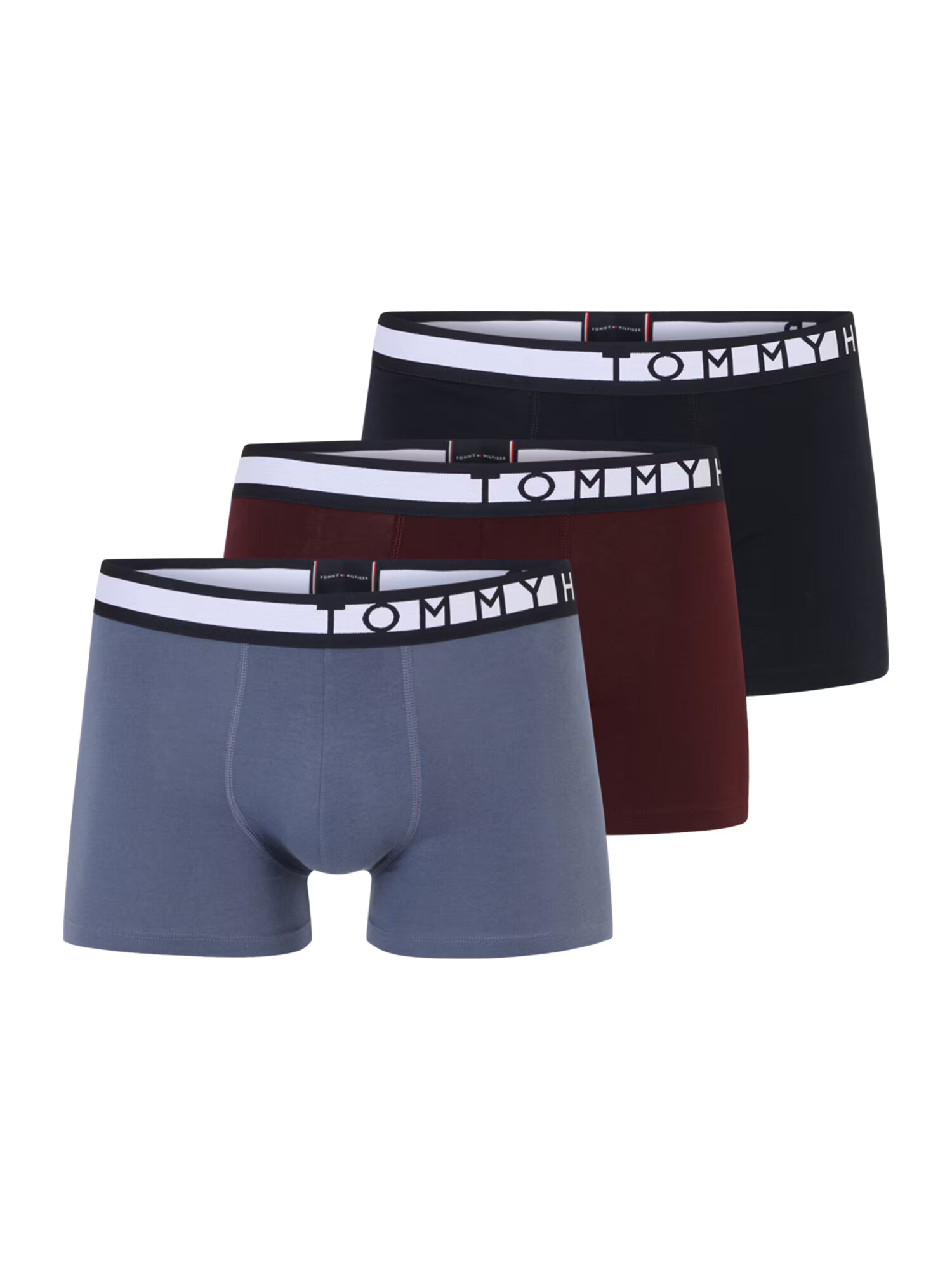 Tommy Hilfiger Underwear Μποξεράκι μπλε φιμέ / ανθρακί / μπορντό / λευκό - Pepit.gr