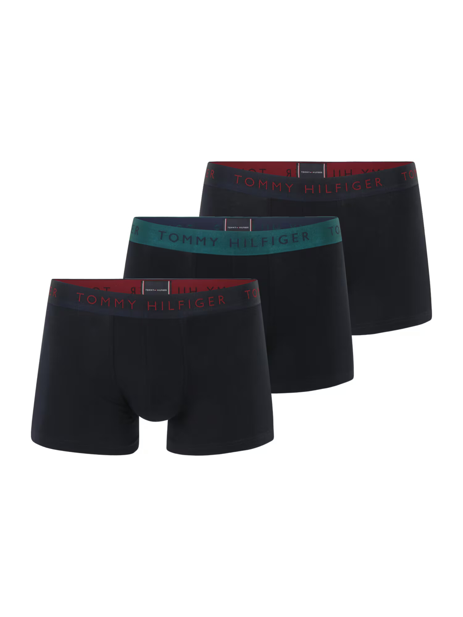 Tommy Hilfiger Underwear Μποξεράκι ναυτικό μπλε / γαλαζοπράσινο / κόκκινο / μαύρο - Pepit.gr