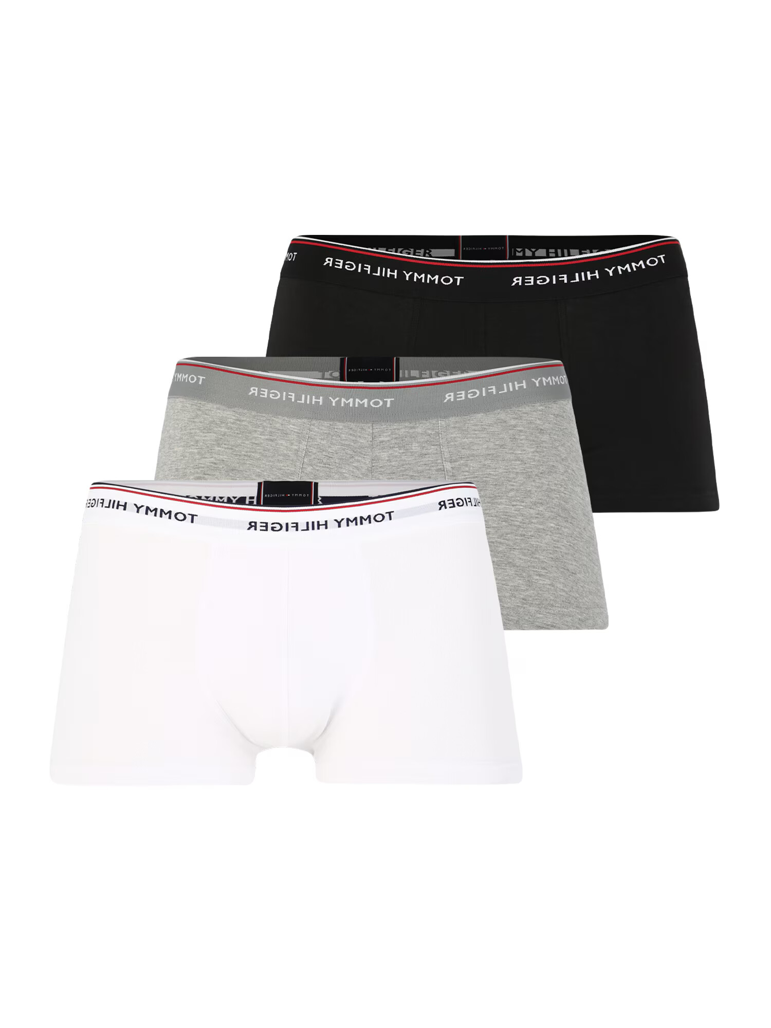 Tommy Hilfiger Underwear Μποξεράκι γκρι μελανζέ / κόκκινο / μαύρο / λευκό - Pepit.gr