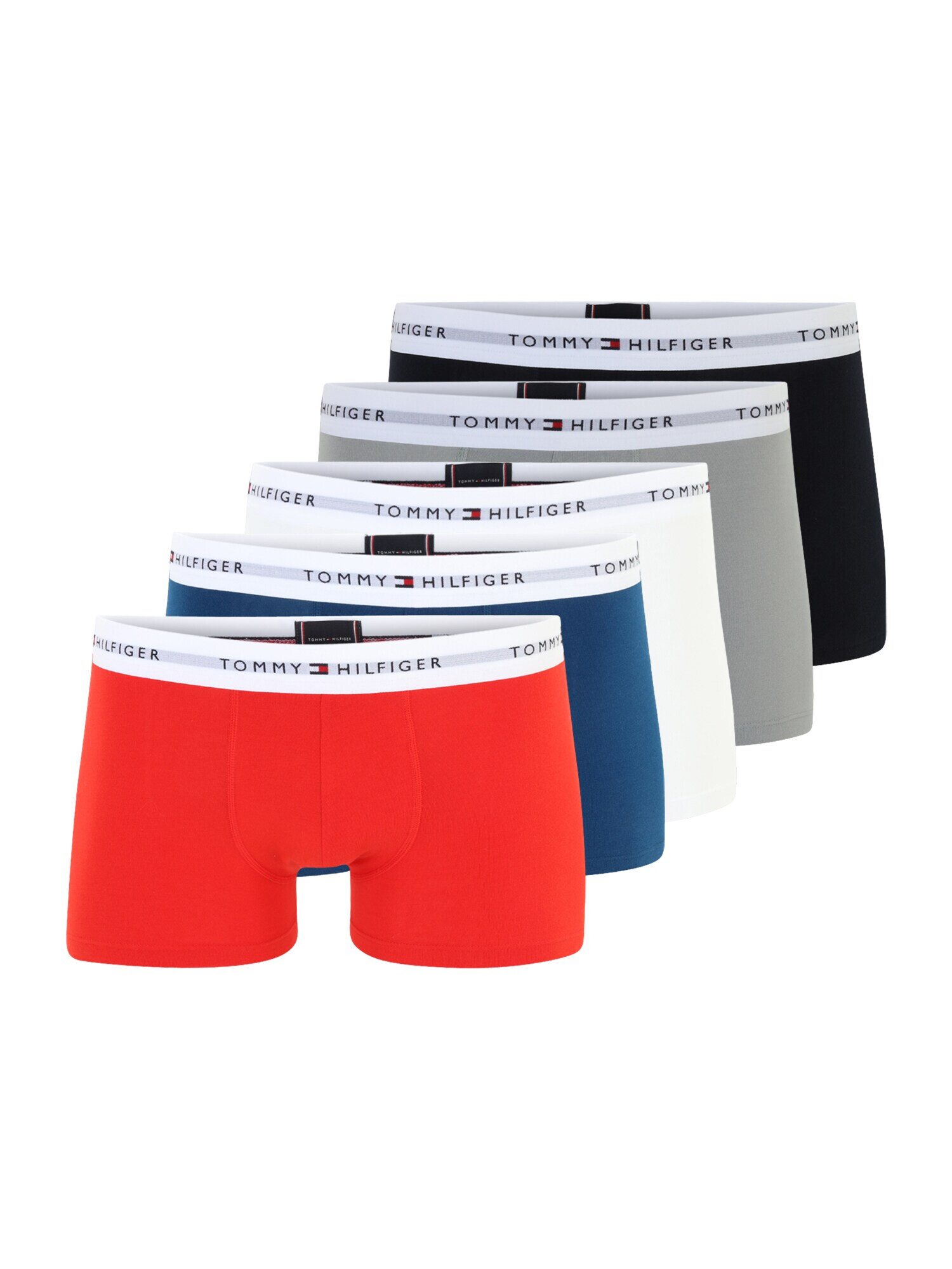 Tommy Hilfiger Underwear Μποξεράκι ναυτικό μπλε / γκρι μελανζέ / πορτοκαλοκόκκινο / λευκό - Pepit.gr