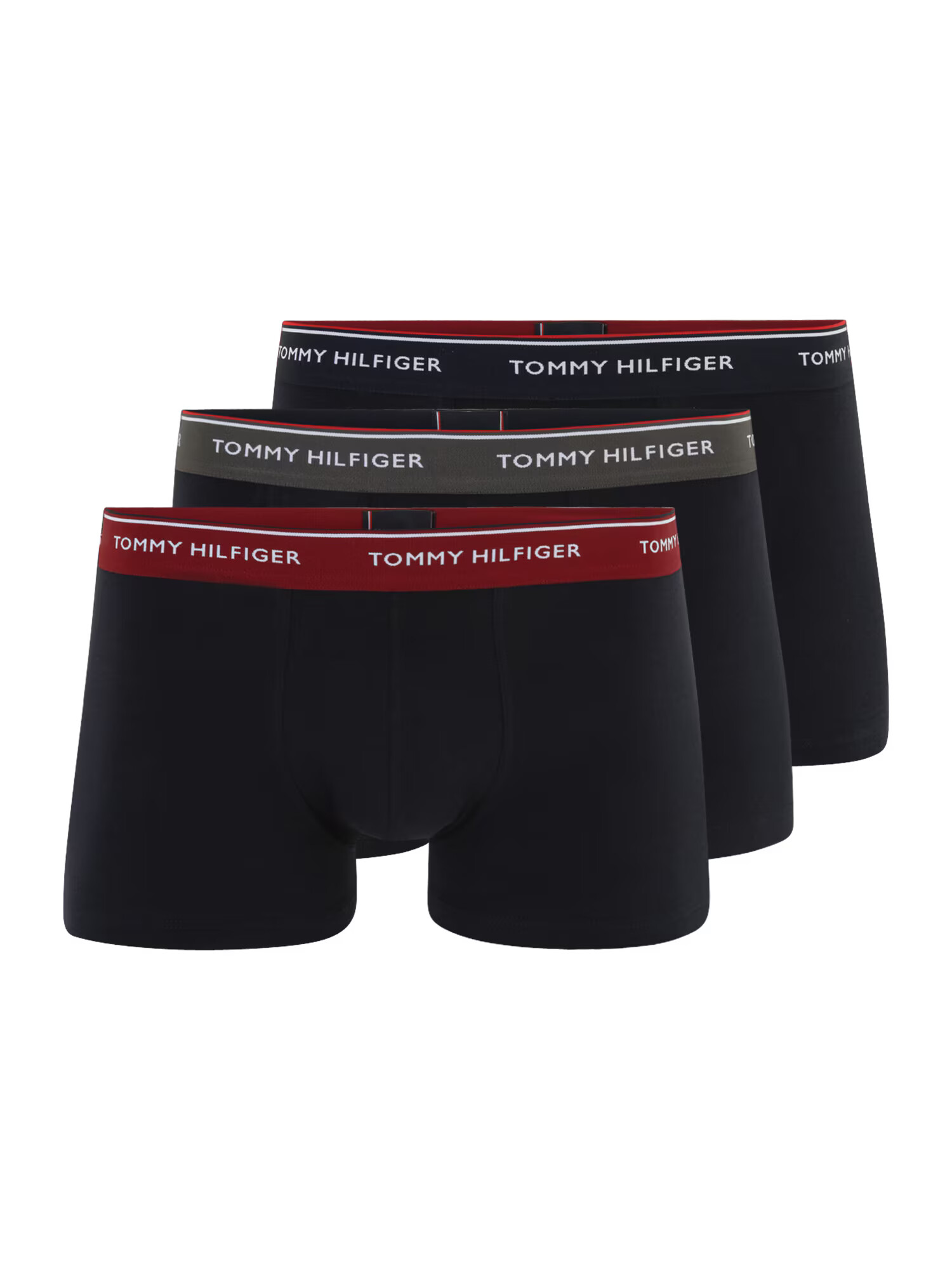 Tommy Hilfiger Underwear Μποξεράκι ναυτικό μπλε / γκρι / σκούρο κόκκινο / λευκό - Pepit.gr