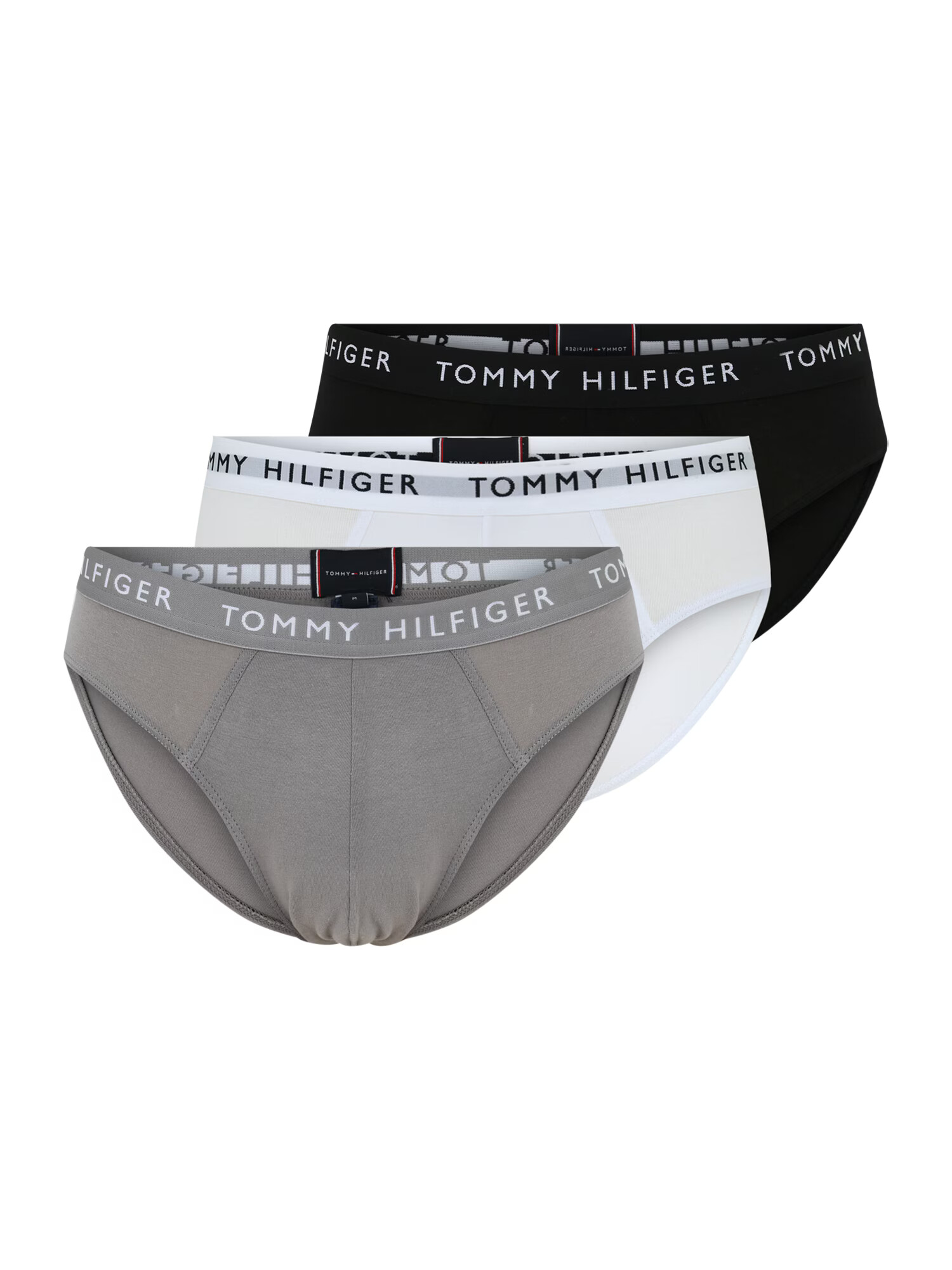 Tommy Hilfiger Underwear Σλιπ γκρι / μαύρο / λευκό - Pepit.gr