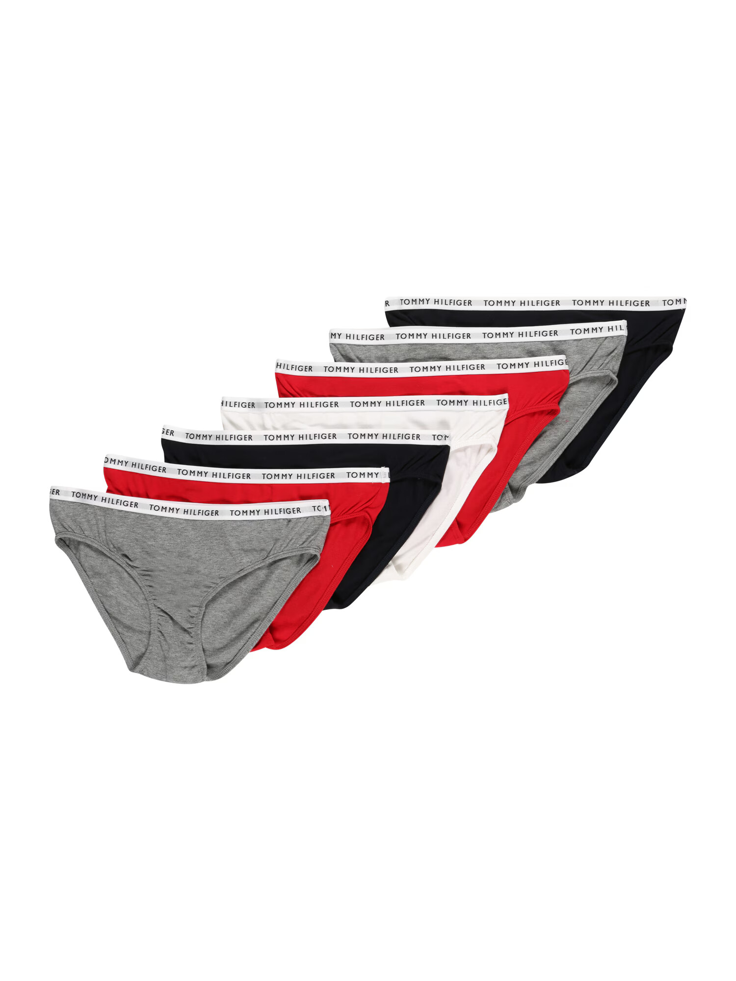 Tommy Hilfiger Underwear Σλιπ γκρι μελανζέ / κόκκινο / μαύρο / λευκό - Pepit.gr