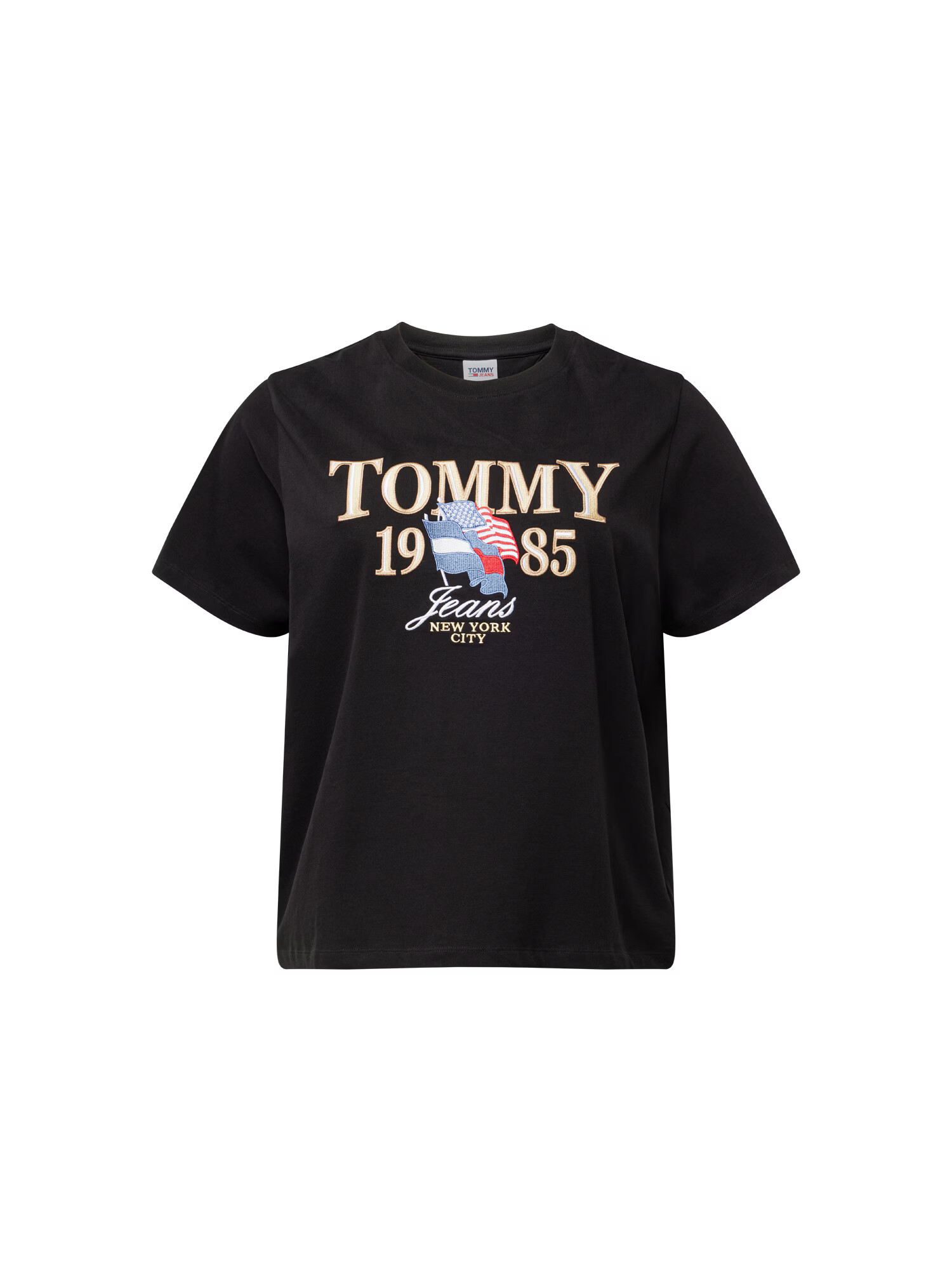 Tommy Jeans Curve Μπλουζάκι γαλάζιο / κόκκινο / μαύρο / λευκό - Pepit.gr