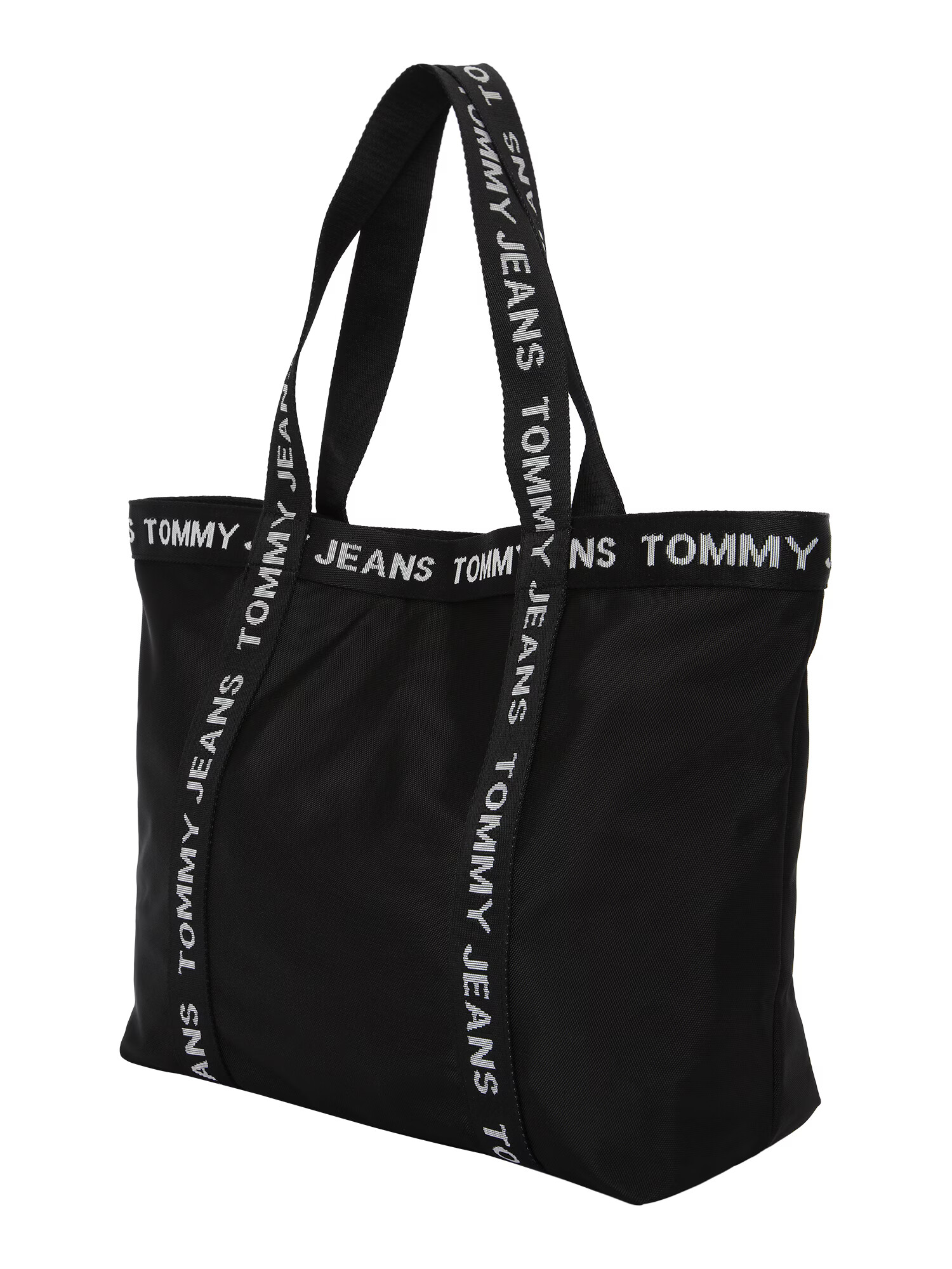 Tommy Jeans Μεγάλη τσάντα ανοικτό γκρι / μαύρο - Pepit.gr