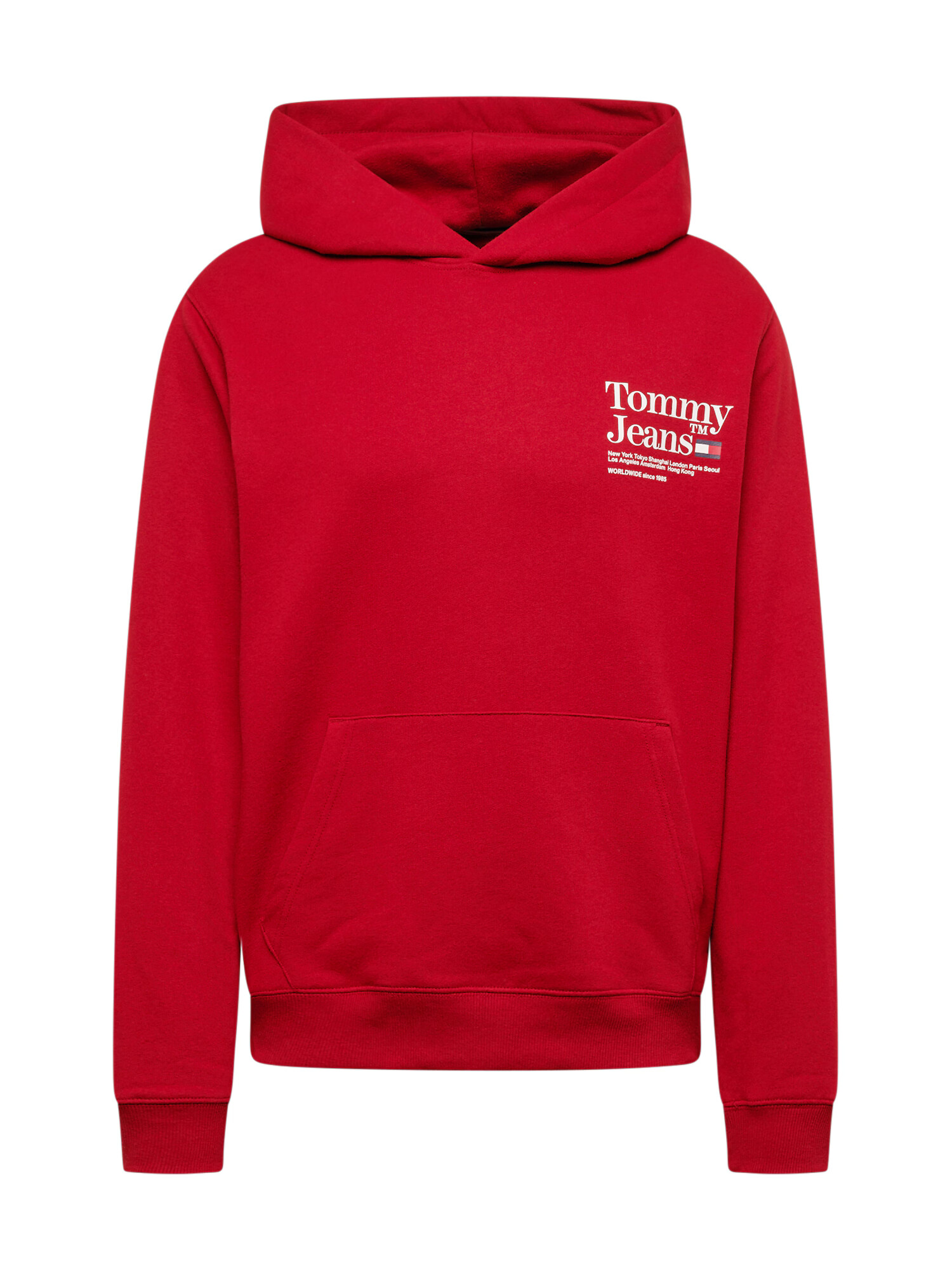 Tommy Jeans Μπλούζα φούτερ αιματί / λευκό - Pepit.gr