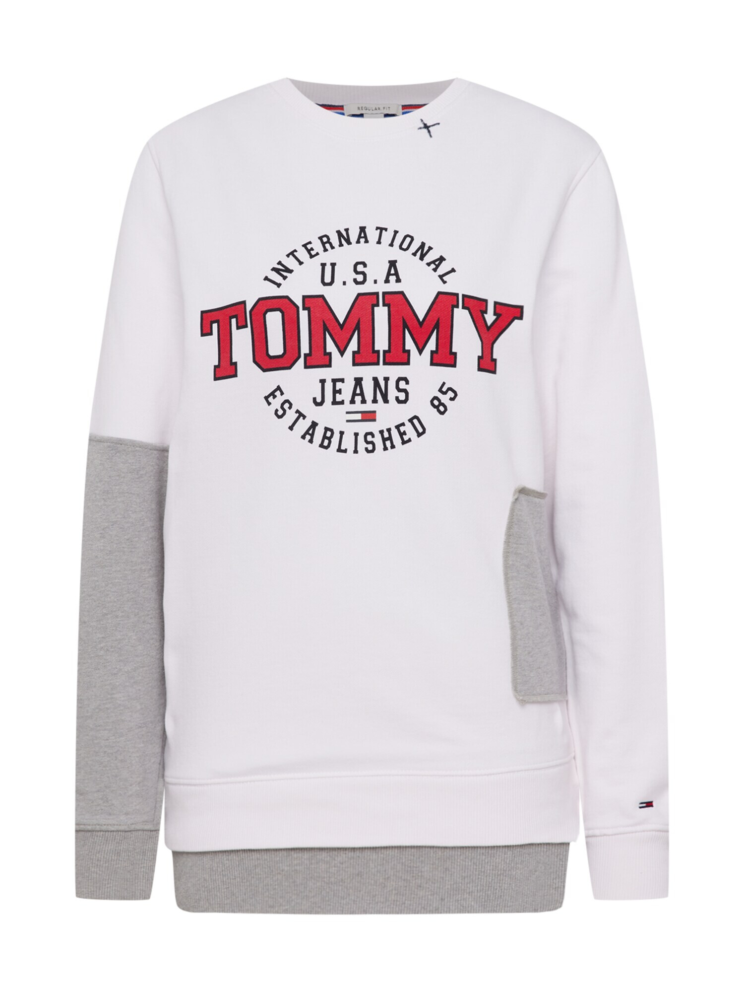 Tommy Jeans Μπλούζα φούτερ ανάμεικτα χρώματα / λευκό - Pepit.gr