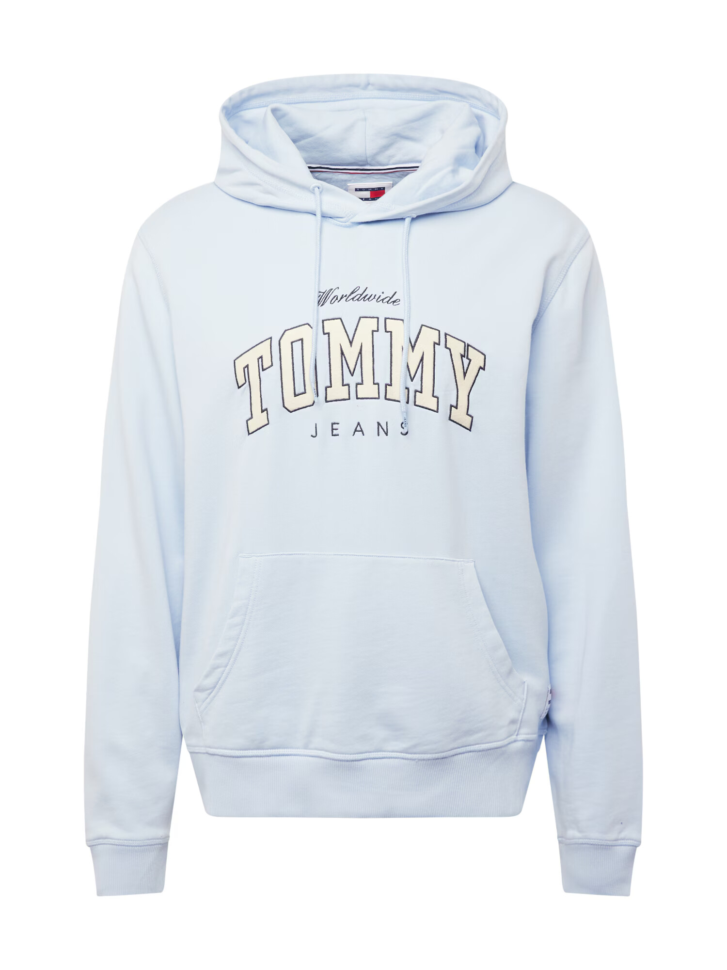 Tommy Jeans Μπλούζα φούτερ κρεμ / γαλάζιο / μαύρο - Pepit.gr