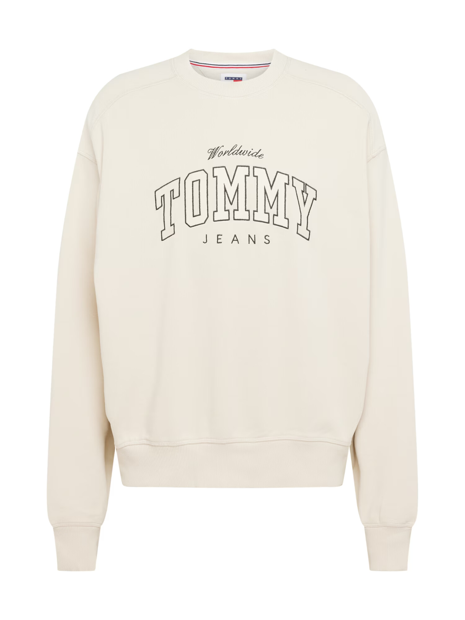 Tommy Jeans Μπλούζα φούτερ μπεζ / μαύρο - Pepit.gr