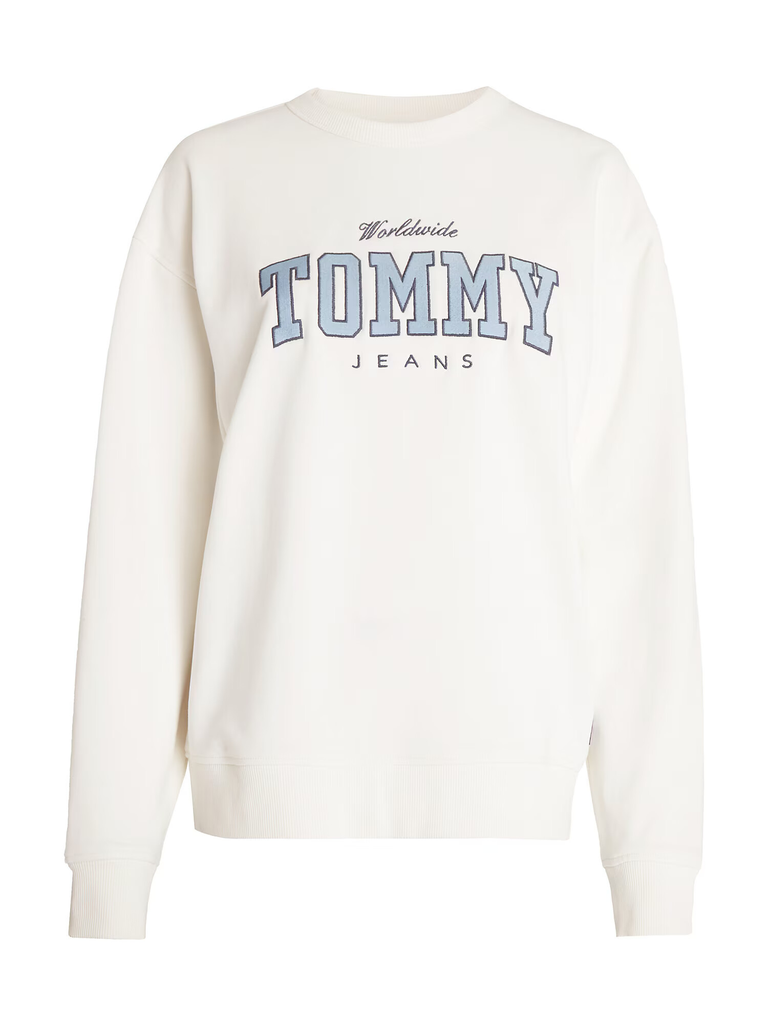 Tommy Jeans Μπλούζα φούτερ μπλε / λευκό - Pepit.gr