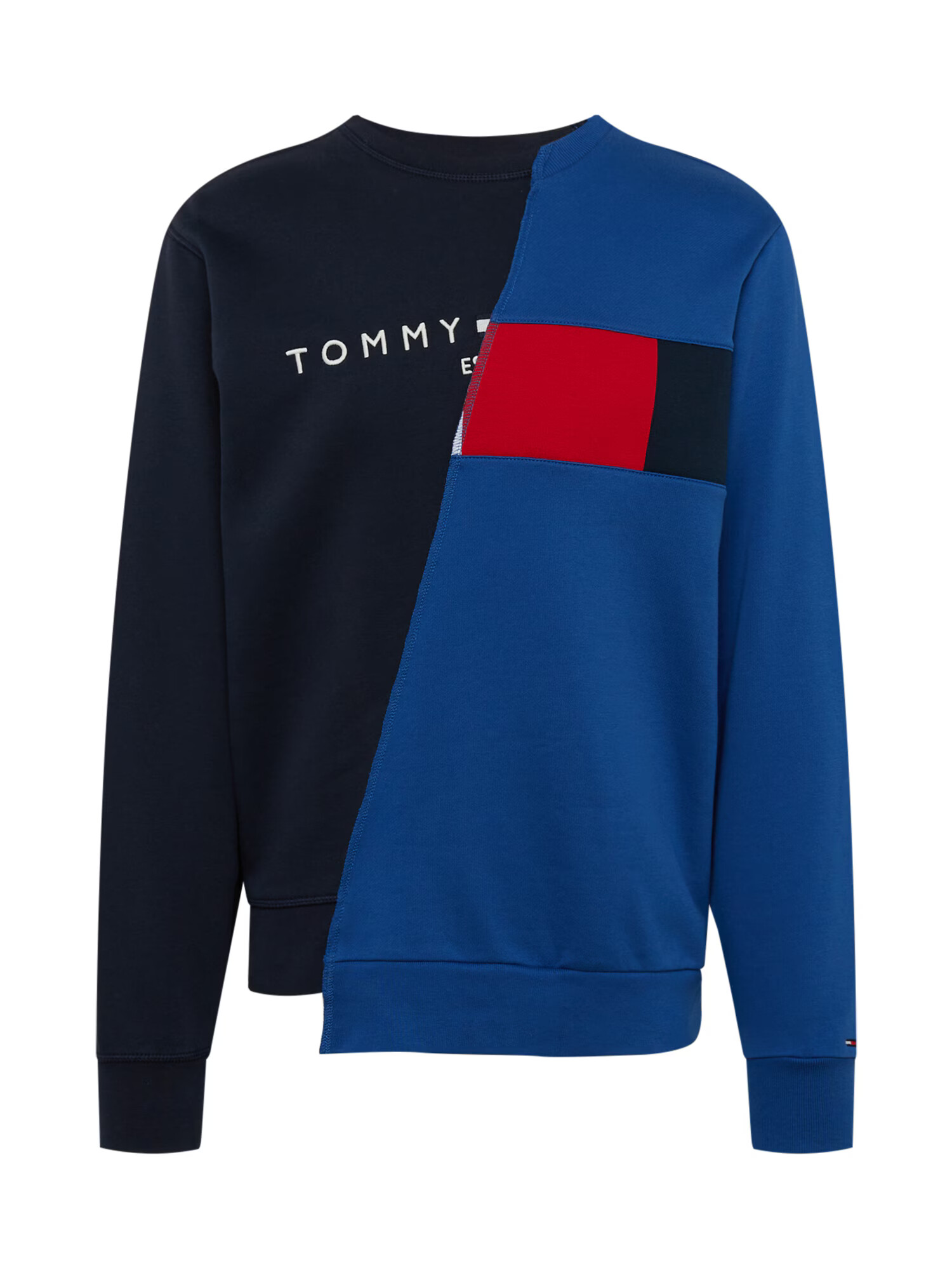 Tommy Jeans Μπλούζα φούτερ μπλε / ναυτικό μπλε / κόκκινο / λευκό - Pepit.gr