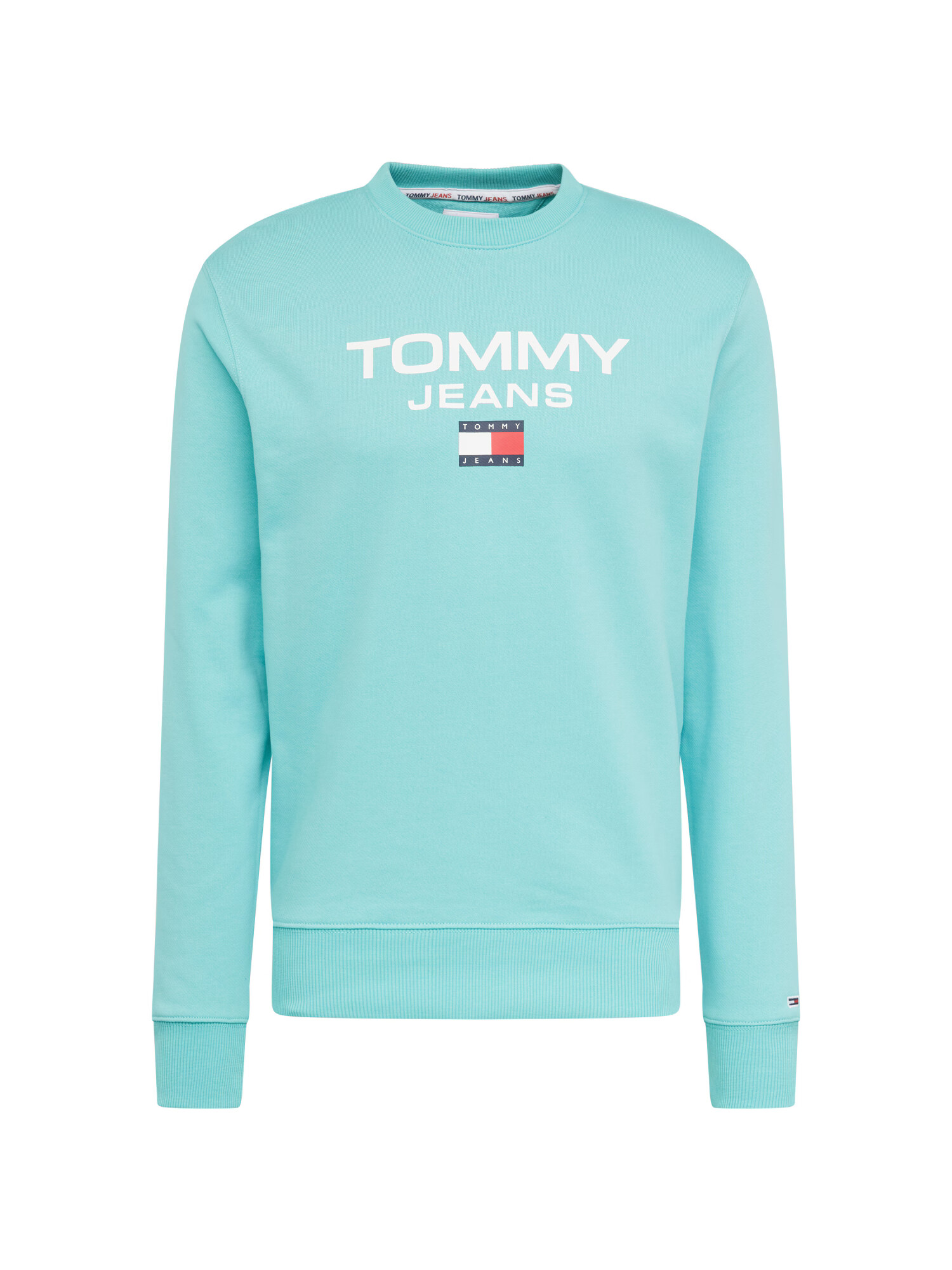 Tommy Jeans Μπλούζα φούτερ μπλε νύχτας / άκουα / ανοικτό κόκκινο / λευκό - Pepit.gr