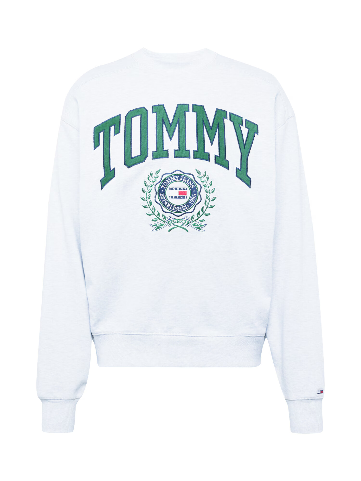 Tommy Jeans Μπλούζα φούτερ μπλε νύχτας / γκρι μελανζέ / έλατο / κόκκινο / λευκό - Pepit.gr