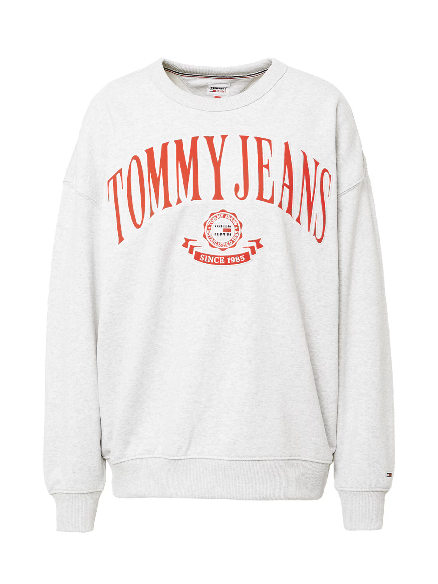 Tommy Jeans Μπλούζα φούτερ ναυτικό μπλε / γκρι μελανζέ / κόκκινο / λευκό - Pepit.gr