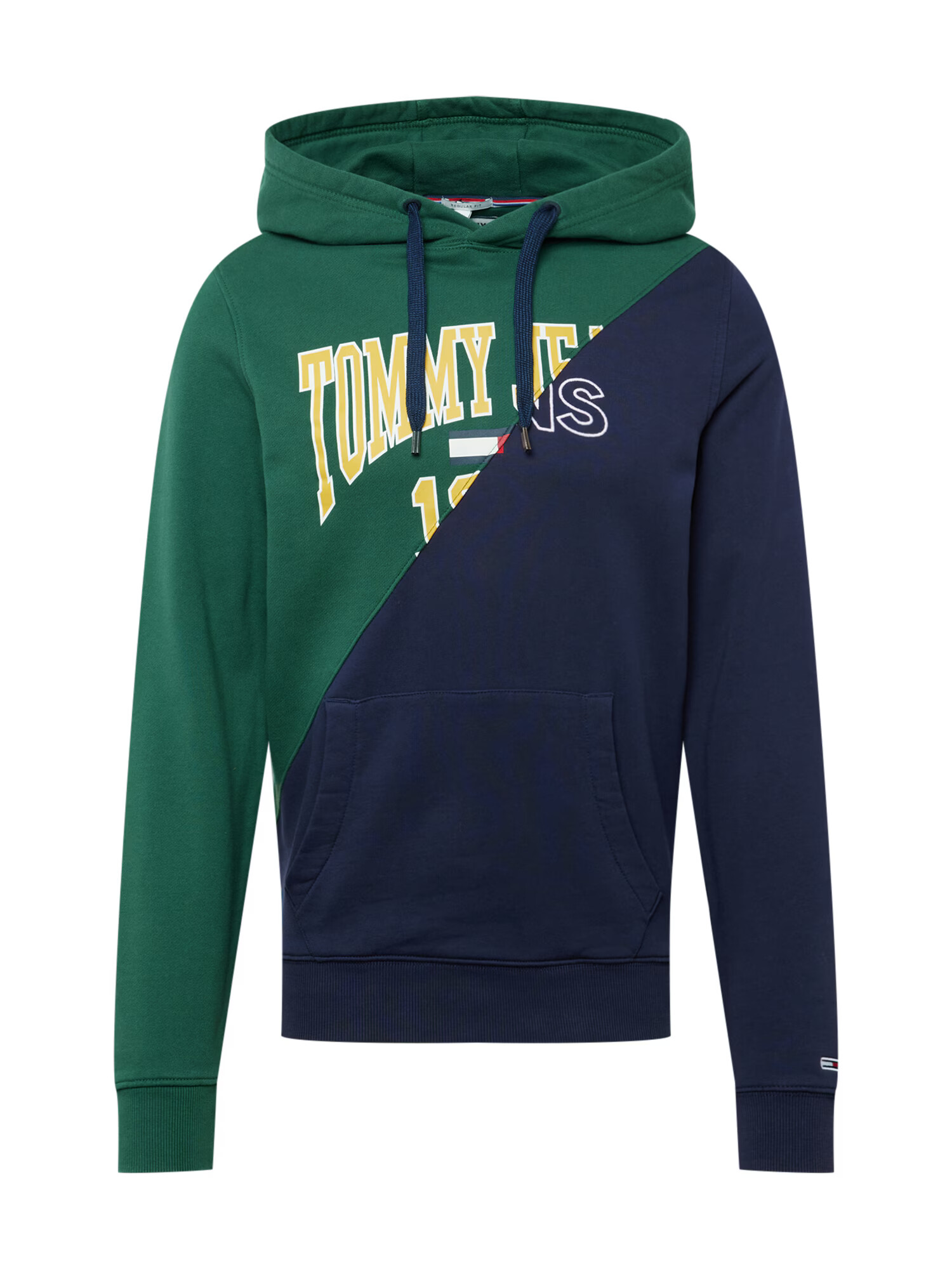 Tommy Jeans Μπλούζα φούτερ ναυτικό μπλε / κίτρινο / σκούρο πράσινο / λευκό - Pepit.gr