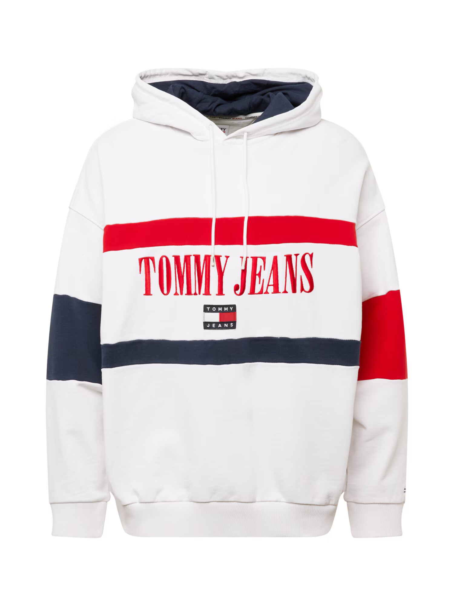 Tommy Jeans Μπλούζα φούτερ ναυτικό μπλε / κόκκινο / λευκό - Pepit.gr