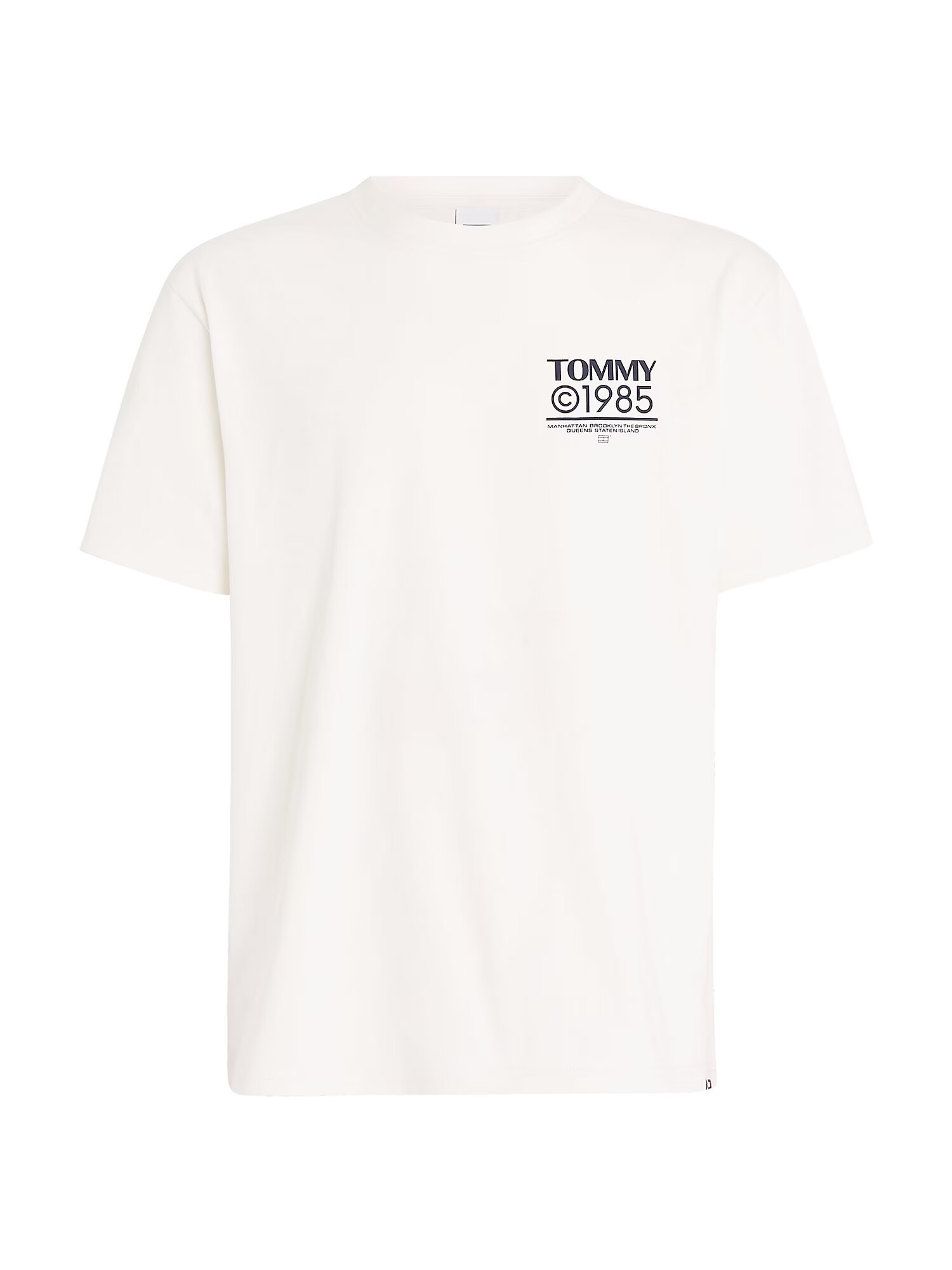 Tommy Jeans Μπλουζάκι '1985 Collection' μαύρο / λευκό - Pepit.gr