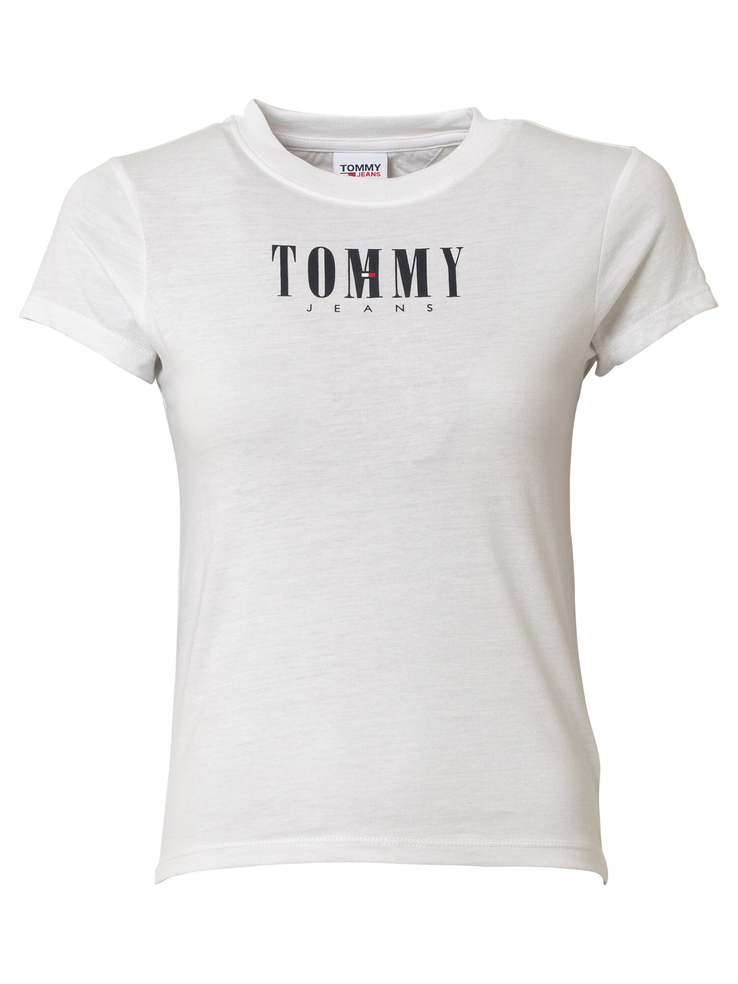 Tommy Jeans Μπλουζάκι μαύρο / λευκό - Pepit.gr