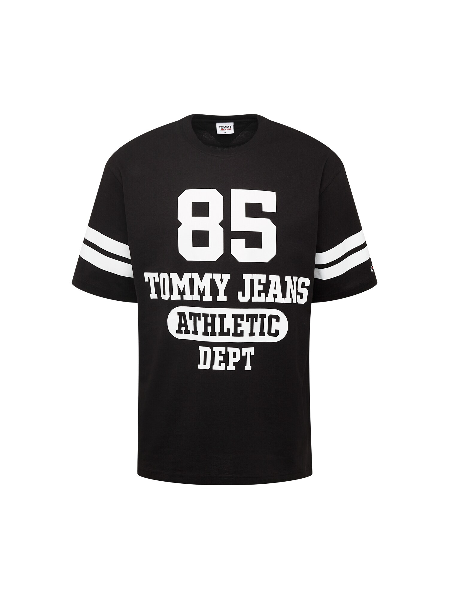 Tommy Jeans Μπλουζάκι μαύρο / λευκό - Pepit.gr