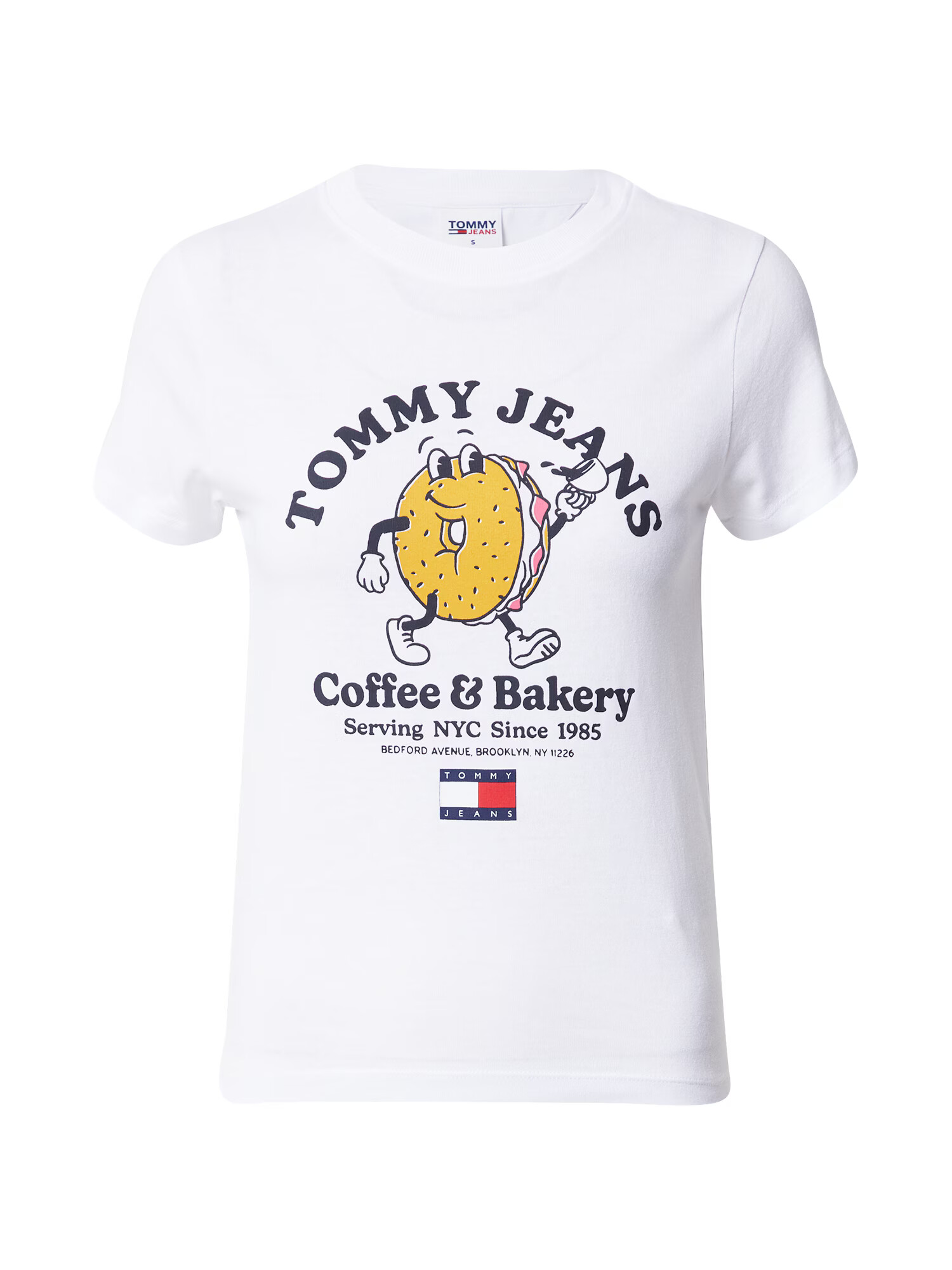 Tommy Jeans Μπλουζάκι μουσταρδί / κόκκινο / μαύρο / λευκό - Pepit.gr