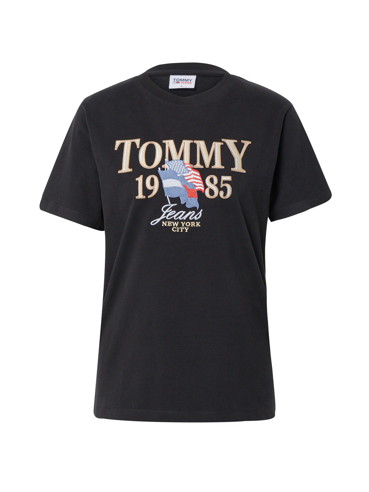 Tommy Jeans Μπλουζάκι μπλε φιμέ / χρυσό / κόκκινο / μαύρο - Pepit.gr