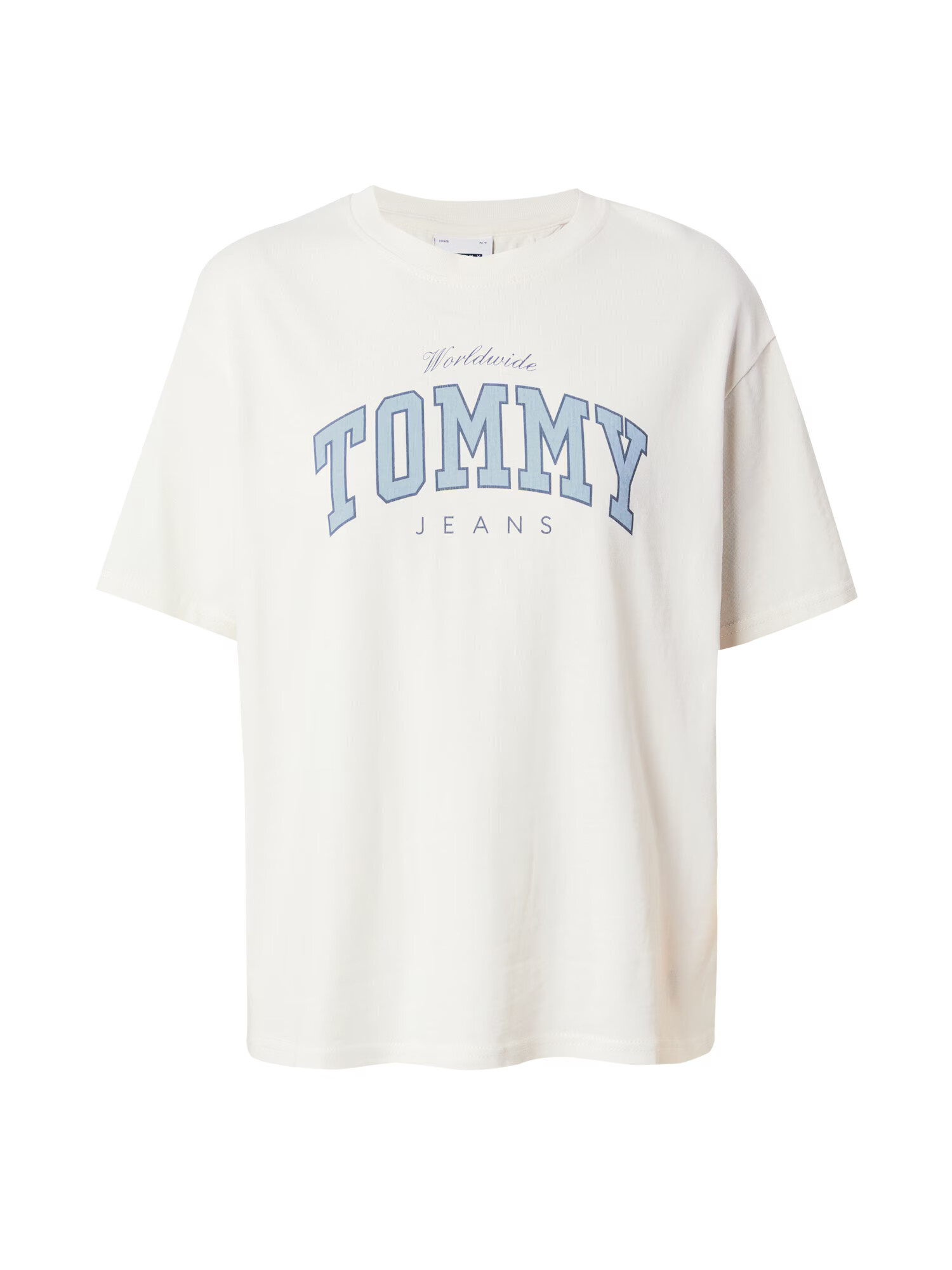 Tommy Jeans Μπλουζάκι ναυτικό μπλε / μπλε φιμέ / λευκό - Pepit.gr