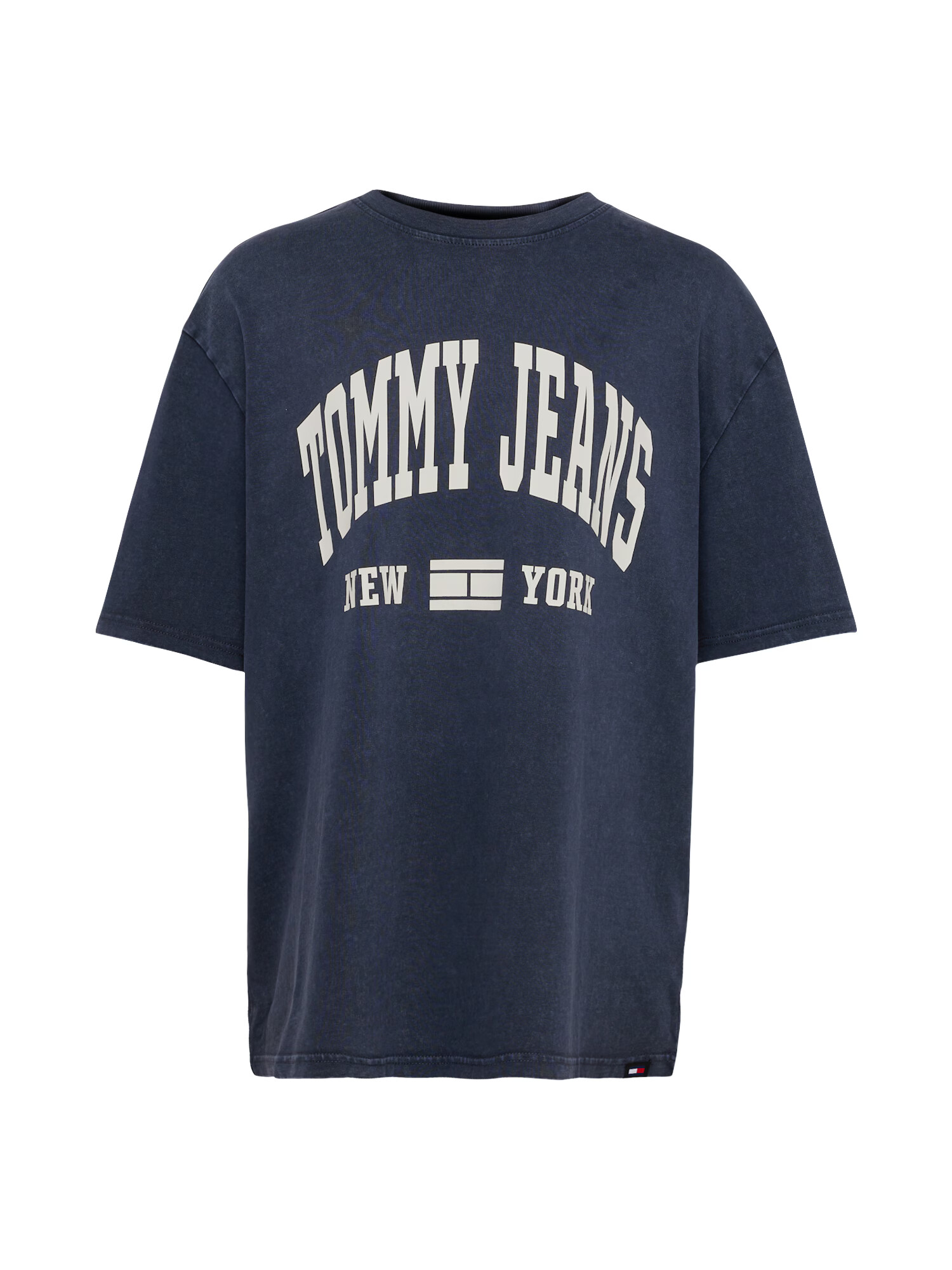 Tommy Jeans Μπλουζάκι 'VARSITY' μπλε νύχτας / λευκό - Pepit.gr