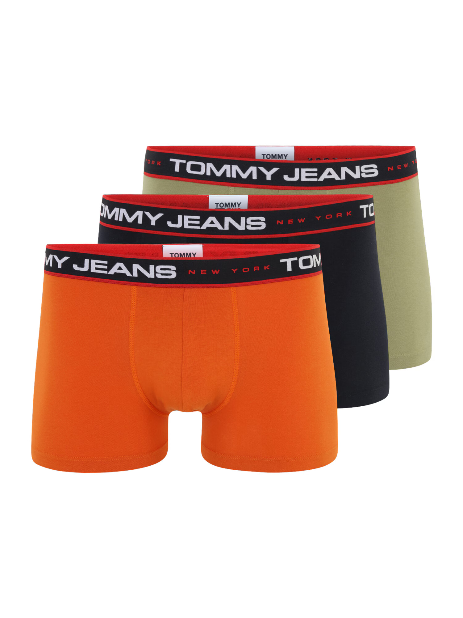 Tommy Jeans Μποξεράκι ναυτικό μπλε / ανοικτό πράσινο / πορτοκαλί / λευκό - Pepit.gr