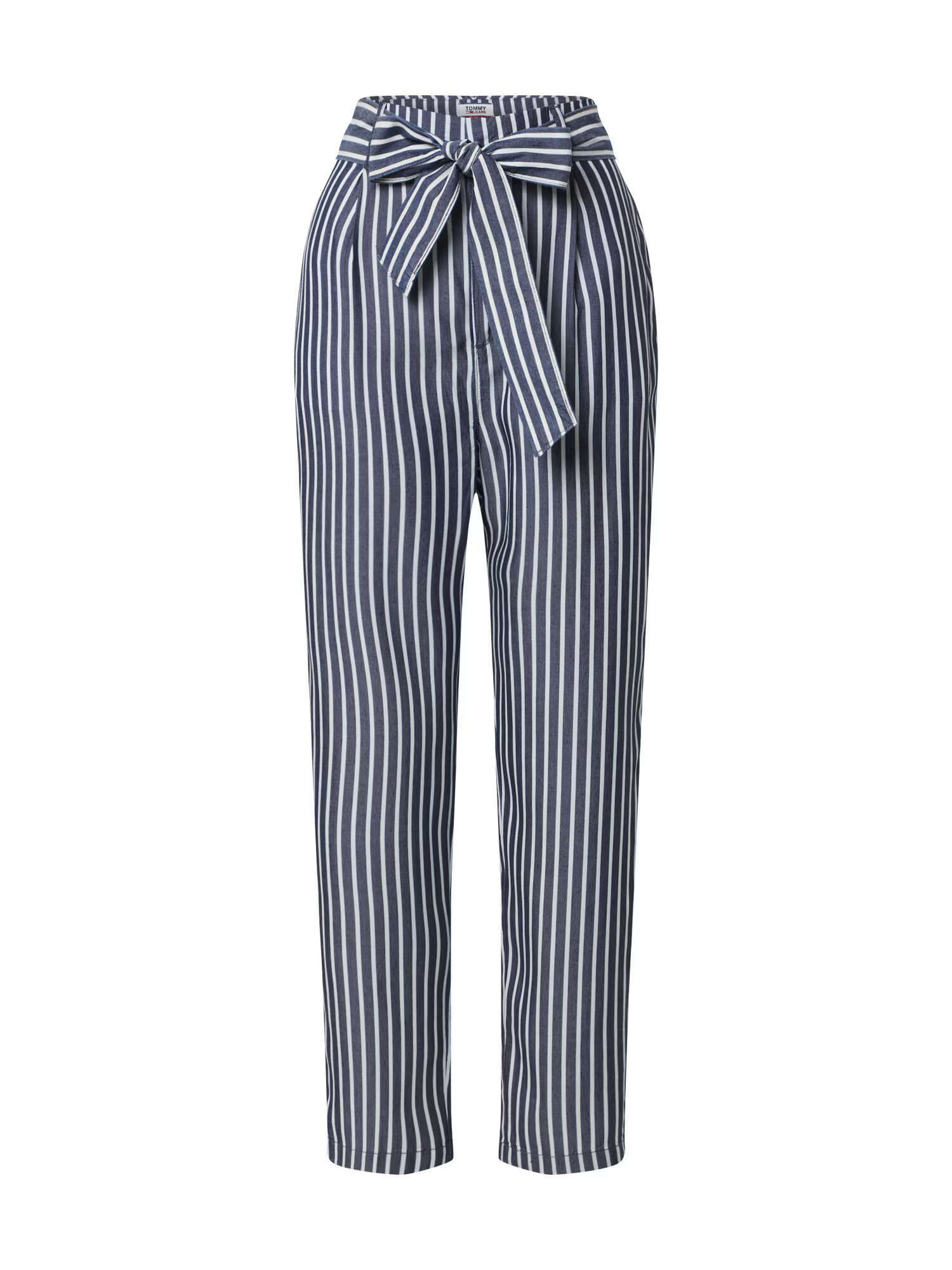 Tommy Jeans Παντελόνι 'TJW FLUID BOW DETAIL PANT' ναυτικό μπλε / λευκό - Pepit.gr