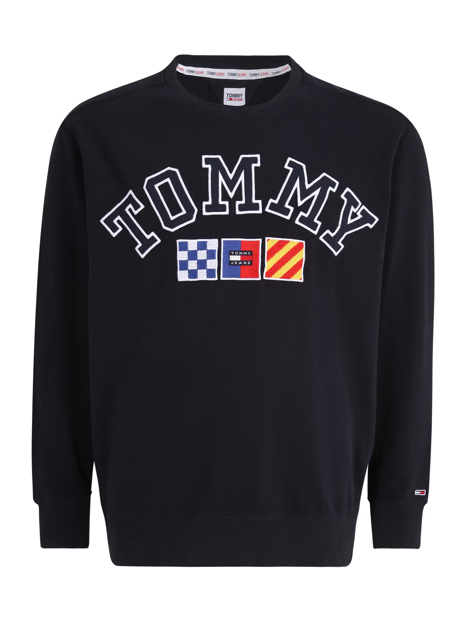 Tommy Jeans Plus Μπλούζα φούτερ μπλε / ναυτικό μπλε / κόκκινο / λευκό - Pepit.gr