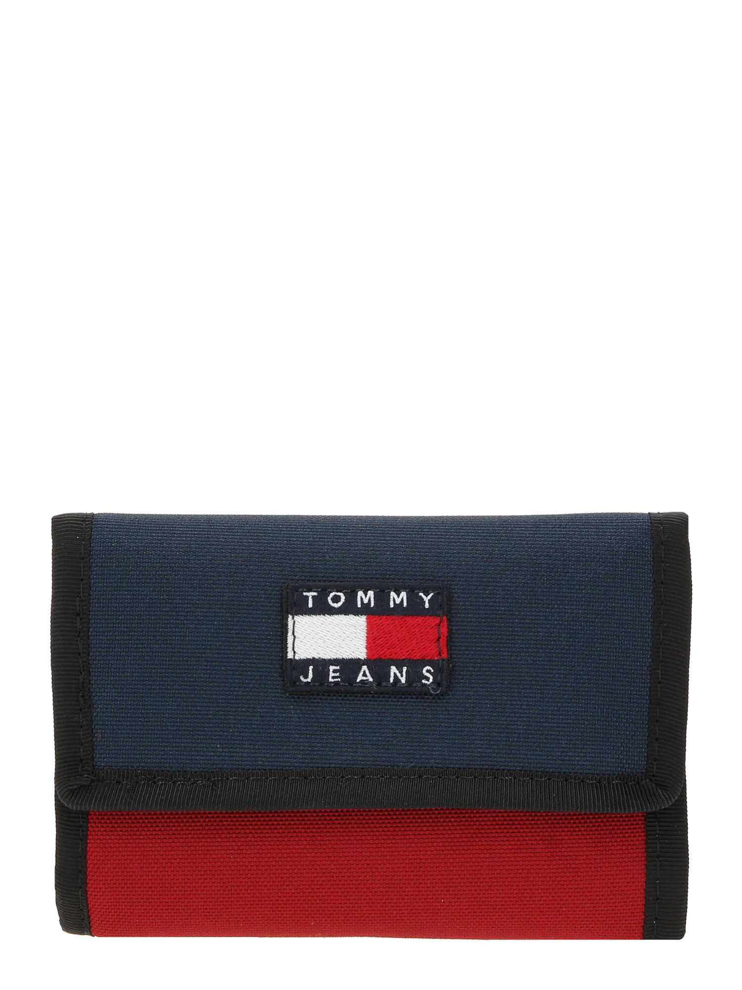 Tommy Jeans Πορτοφόλι 'HERITAGE' μπλε μαρέν / ρουμπινί / μαύρο - Pepit.gr