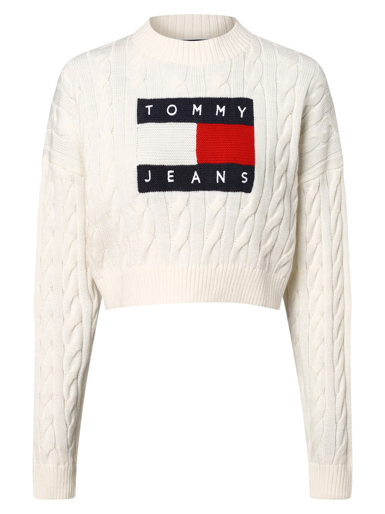 Tommy Jeans Πουλόβερ ναυτικό μπλε / κόκκινο / λευκό - Pepit.gr