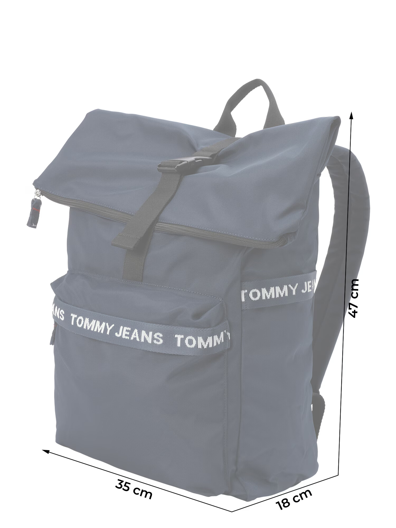 Tommy Jeans Σακίδιο πλάτης 'Essential' σκούρο μπλε / λευκό - Pepit.gr