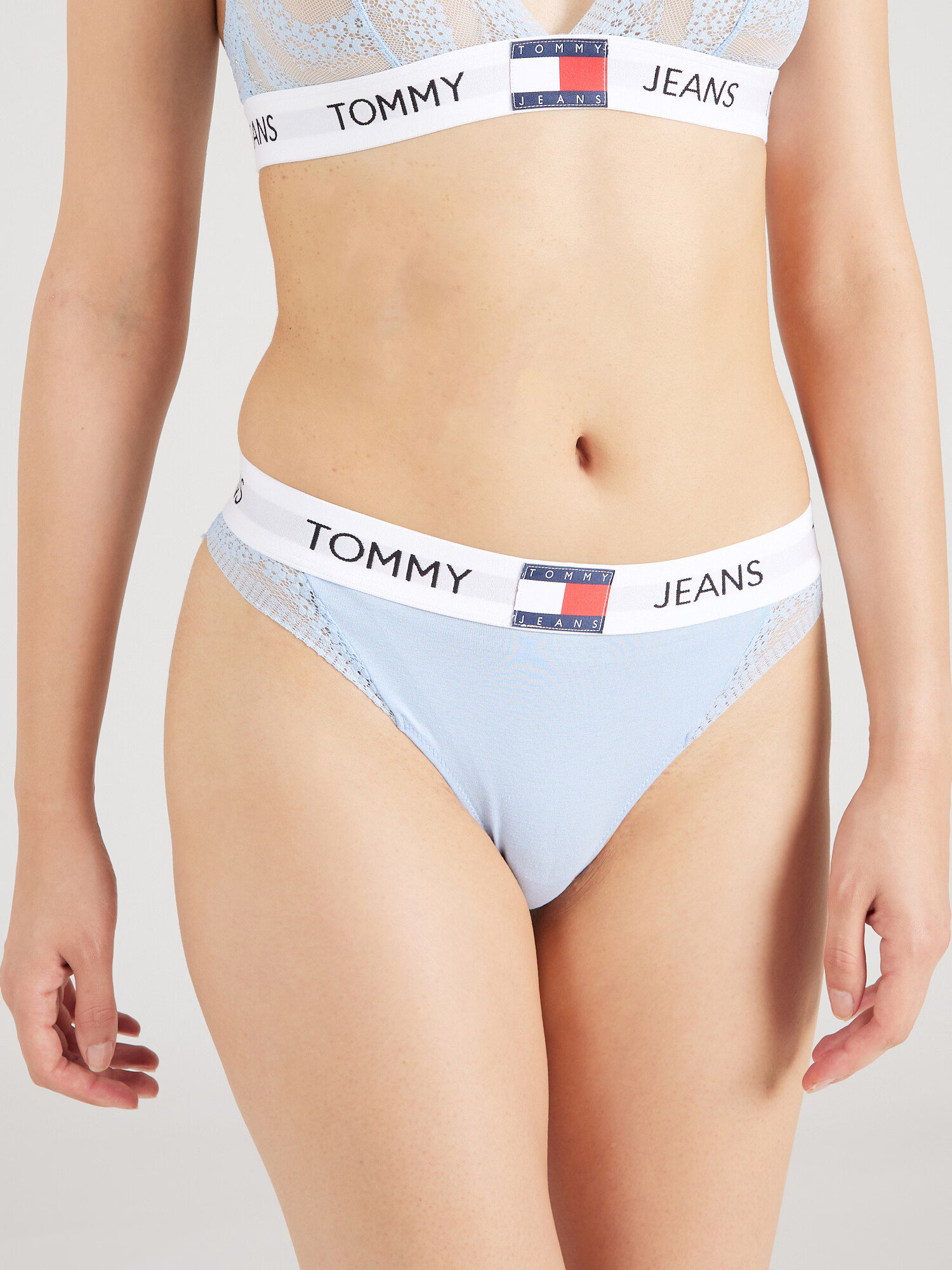 Tommy Jeans Σλιπ ναυτικό μπλε / γαλάζιο / κόκκινο / λευκό - Pepit.gr