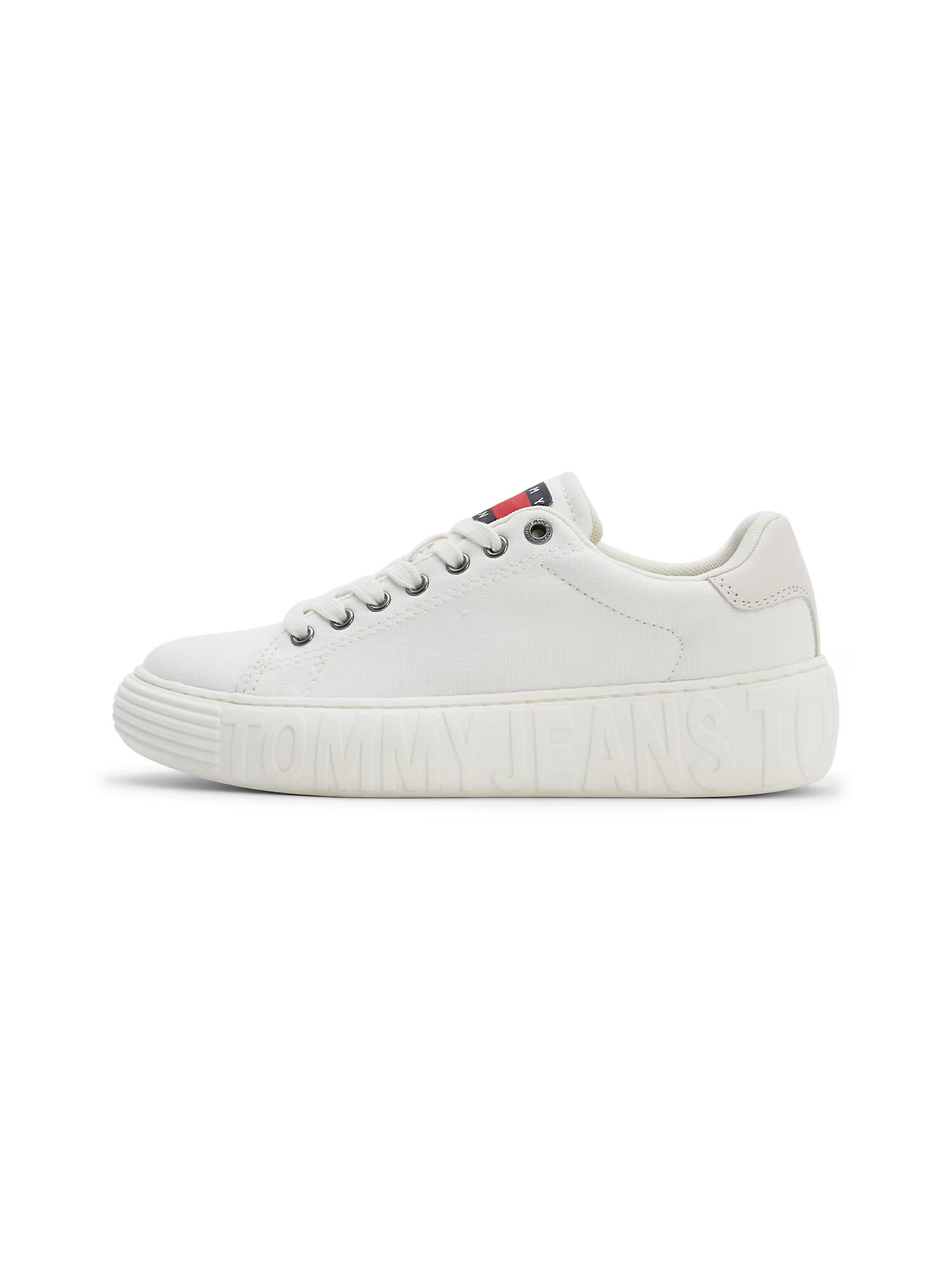 Tommy Jeans Σνίκερ χαμηλό 'Canvas Cupsole' ναυτικό μπλε / κόκκινο / λευκό - Pepit.gr