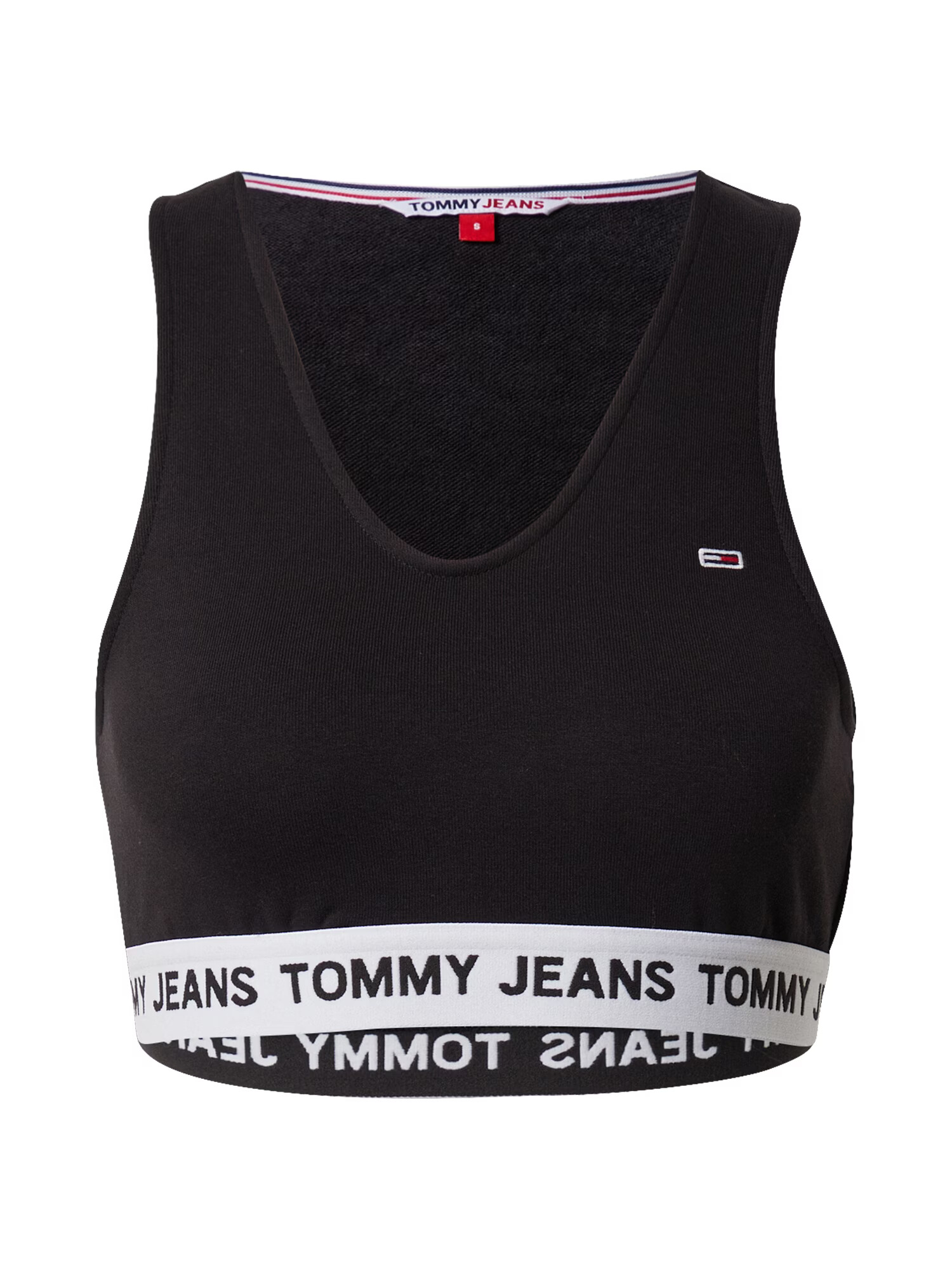 Tommy Jeans Τοπ κόκκινο / μαύρο / λευκό - Pepit.gr