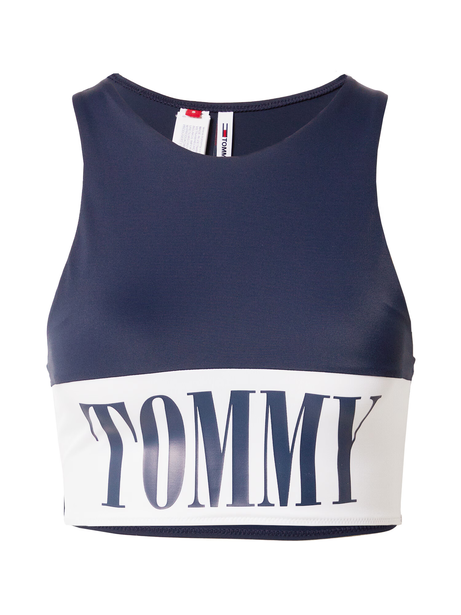 Tommy Jeans Τοπ μπικίνι ναυτικό μπλε / λευκό - Pepit.gr