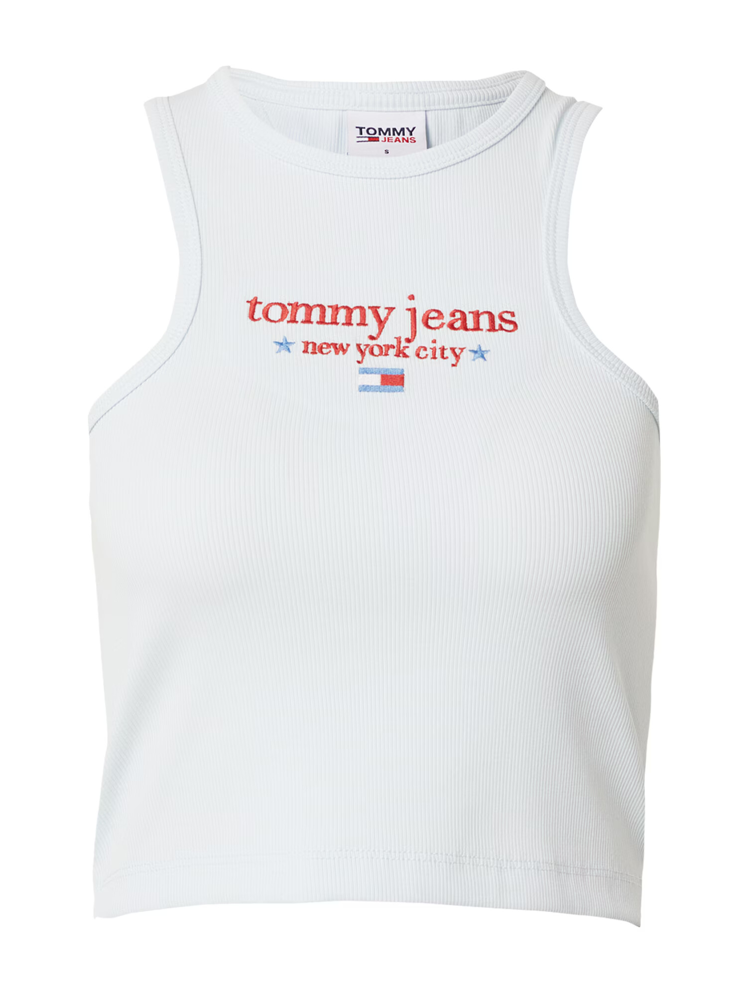 Tommy Jeans Τοπ μπλε / μπλε παστέλ / κόκκινο - Pepit.gr